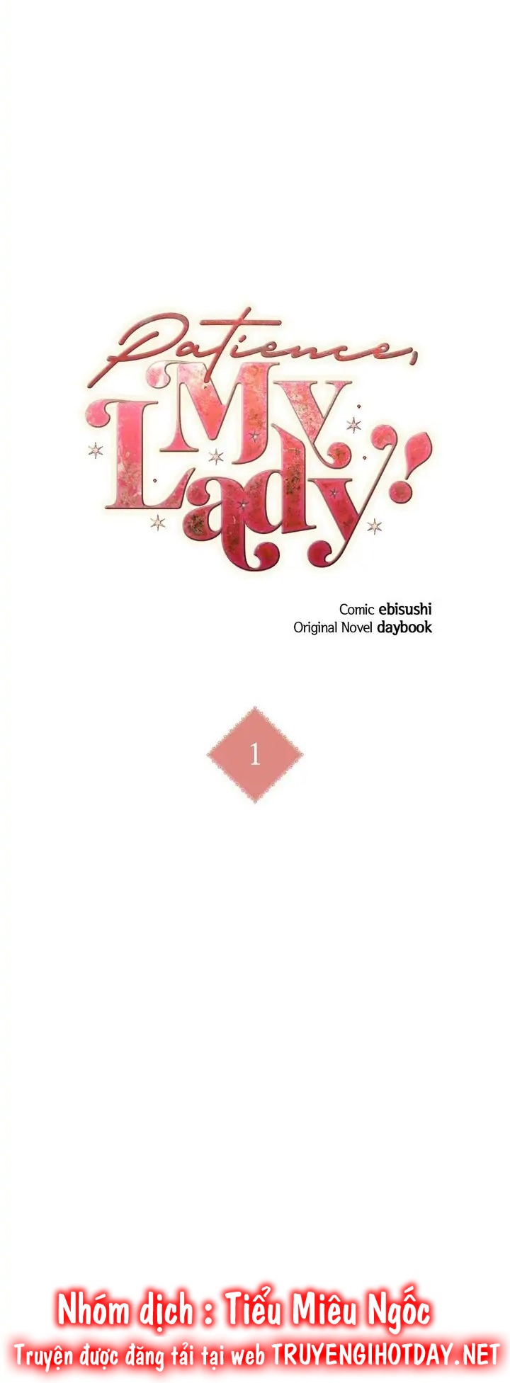 bình tĩnh nào, tiểu thư! chapter 1 6