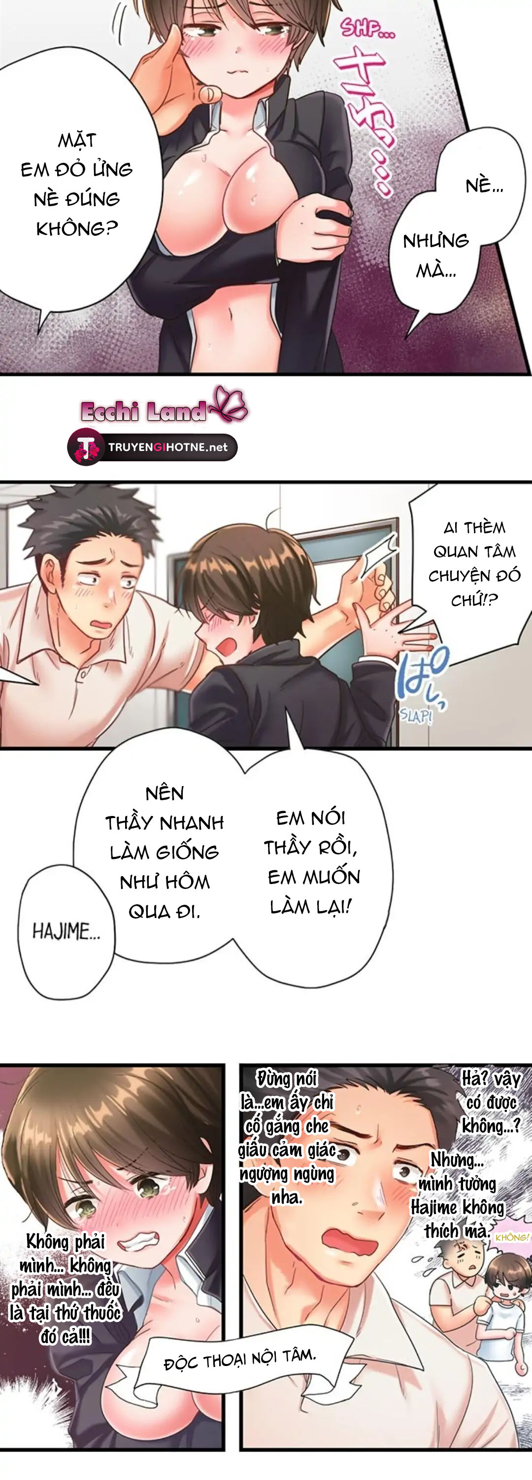 hajime biến thành con gái chapter 6.1 3