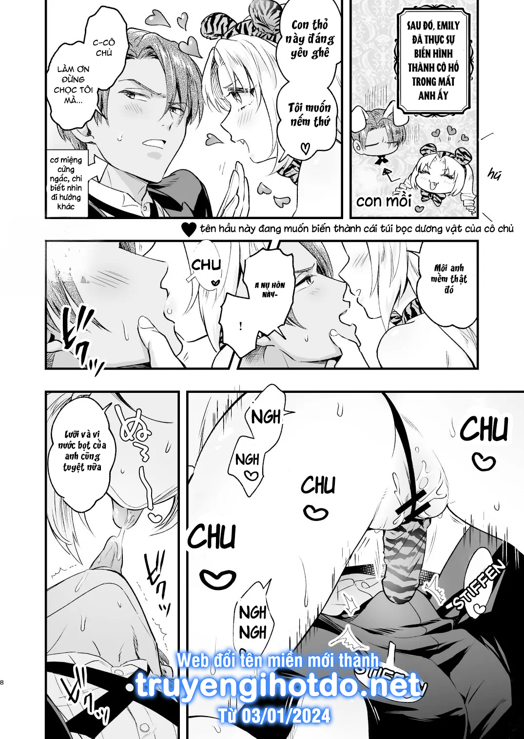 [futanari] tiểu thư lưỡng tính chơi đùa cùng người hầu của mình chapter 1 8