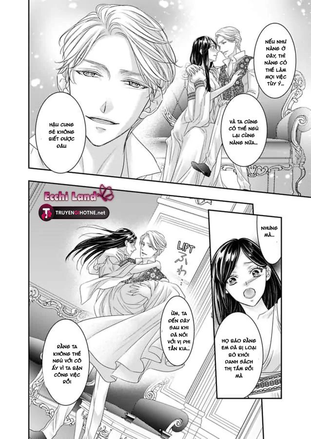 chuyển sinh vào thế giới khác ~ nếu muốn trở thành nữ hoàng hãy tìm cách để được hoàng đế sủng ái vào ban đêm chapter 75.1 9