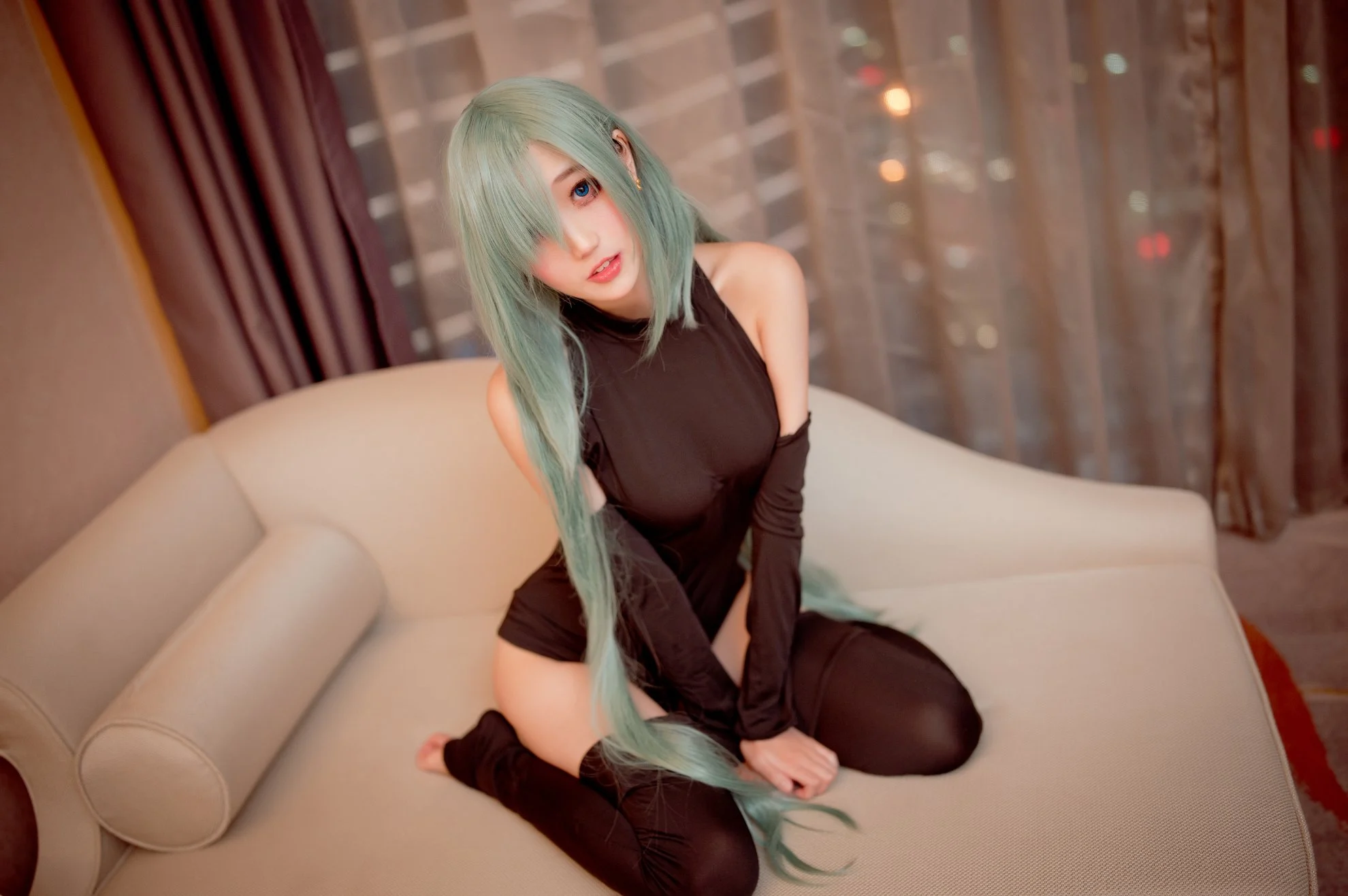 Đọc truyện hentai Tuyển tập Albums siêu phẩm Cosplay - Chap 887 - Zhou Ji is a cute rabbit No.035 Elizabeth jumpsuit