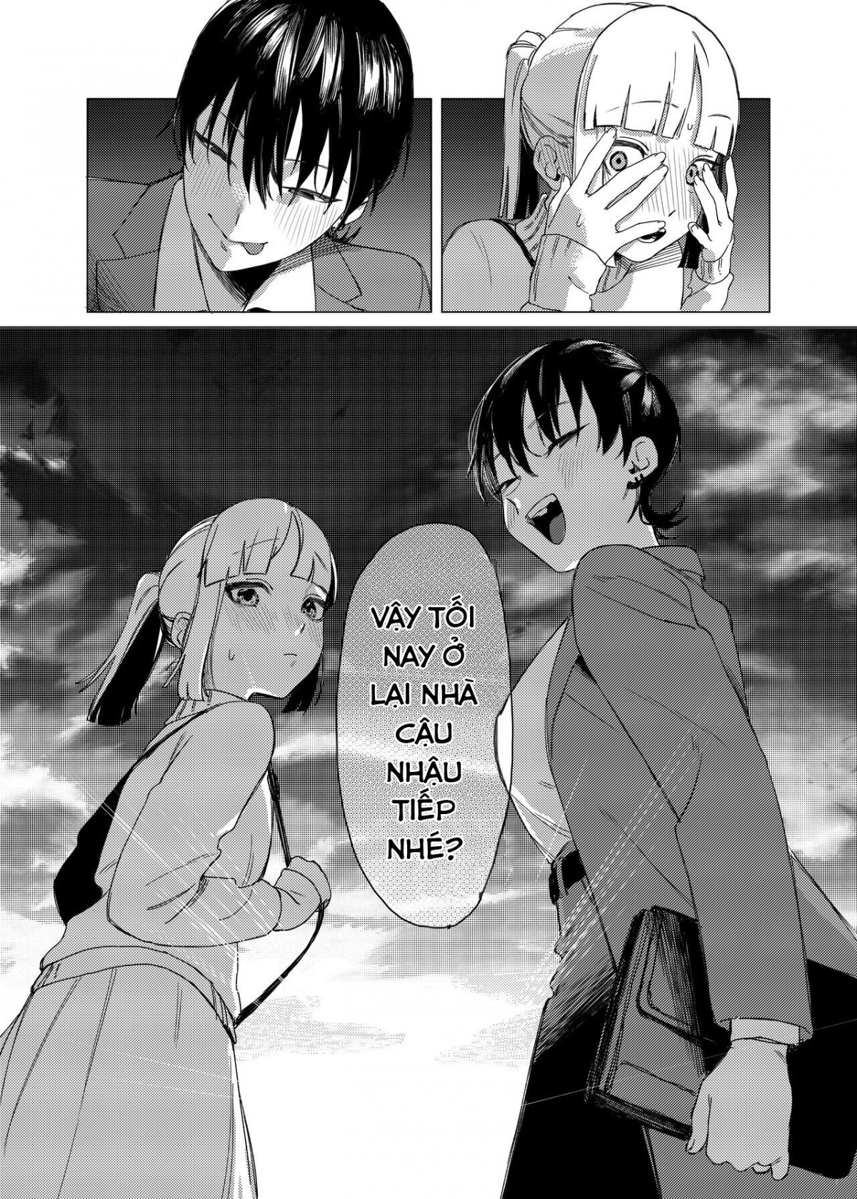 Đọc truyện hentai Kẹp giữa cặp Yuri. - Oneshot