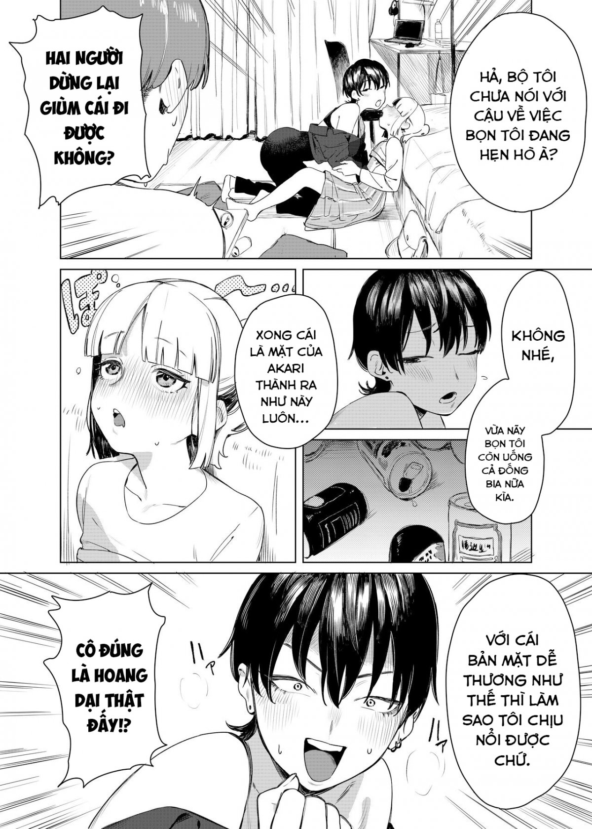 Đọc truyện hentai Kẹp giữa cặp Yuri. - Oneshot