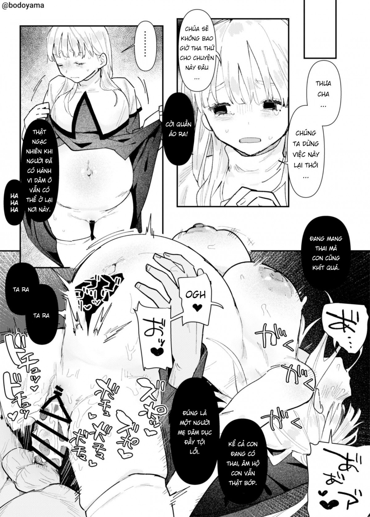 Đọc truyện hentai Một nữ tu bị một linh mục độc ác buộc phải tà dâm - Oneshot