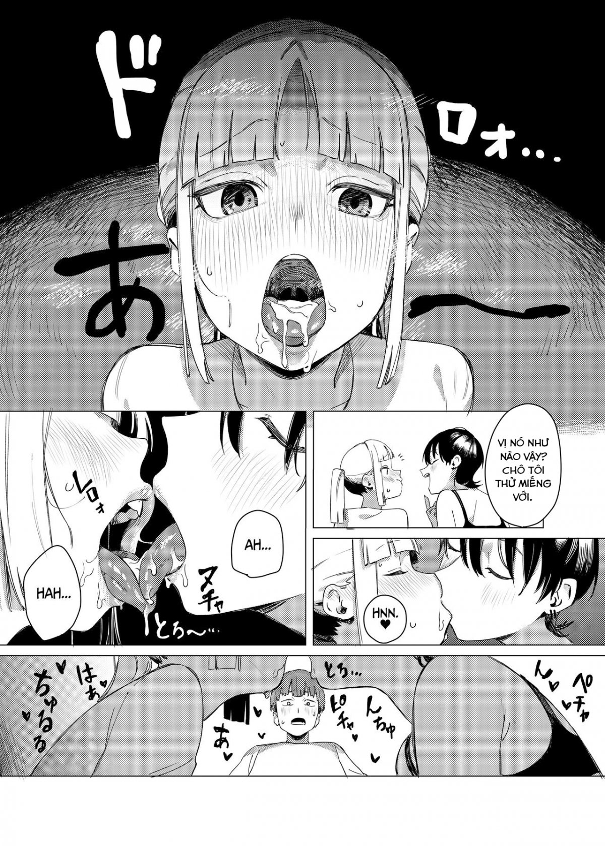 Đọc truyện hentai Kẹp giữa cặp Yuri. - Oneshot