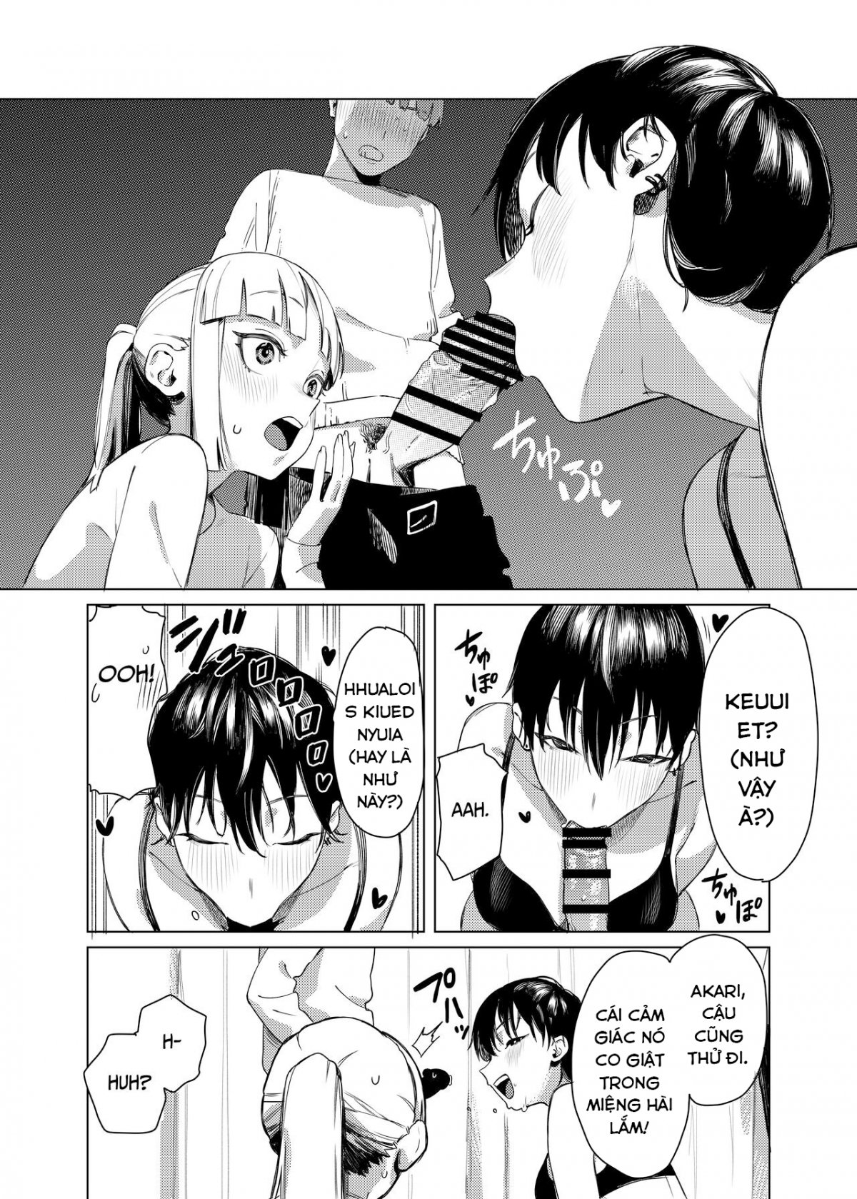 Đọc truyện hentai Kẹp giữa cặp Yuri. - Oneshot