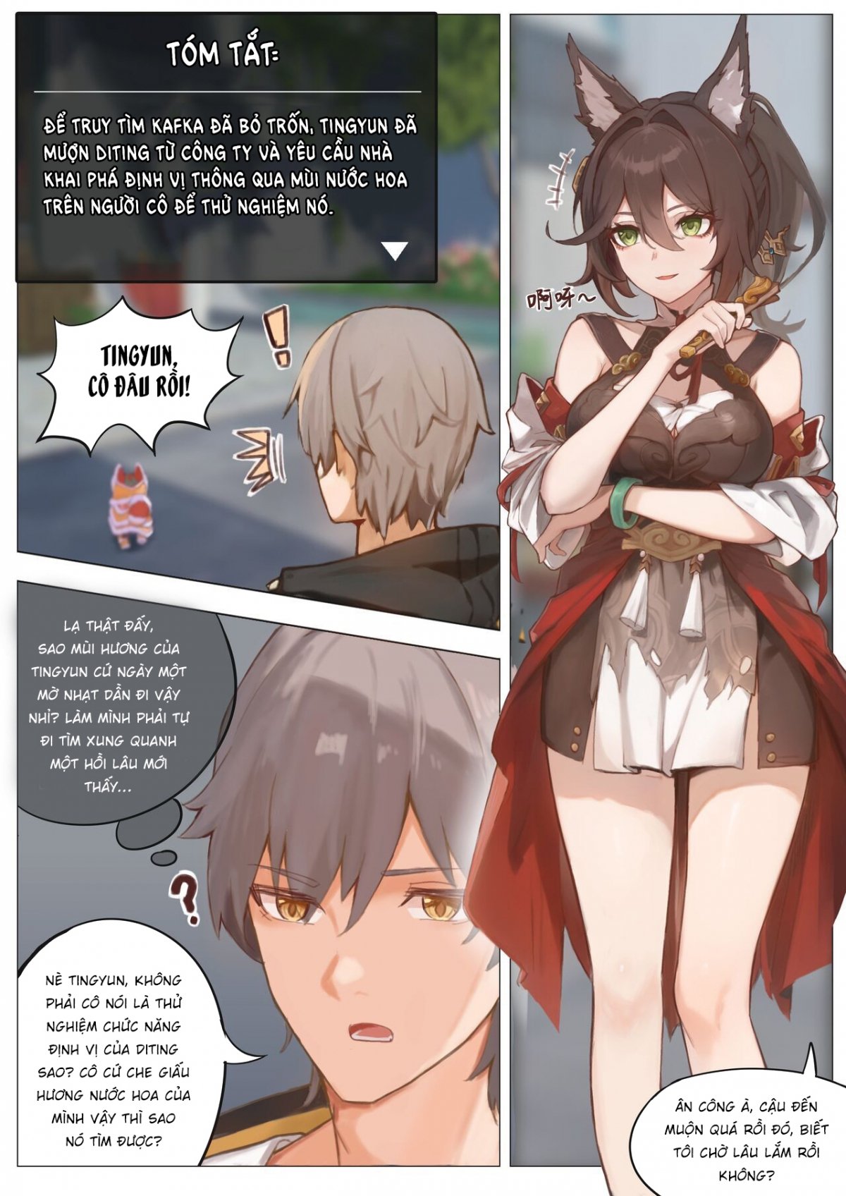 Đọc truyện hentai Truy Tìm Mùi Hương Của Tingyun - Oneshot