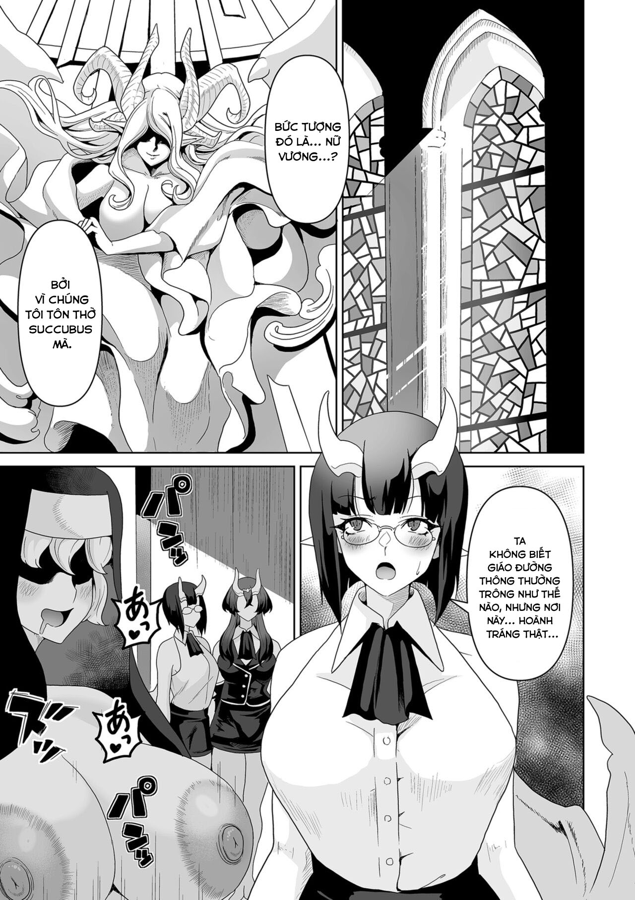 Đọc truyện hentai Vương quốc Succubus thèm bú - Chap 5