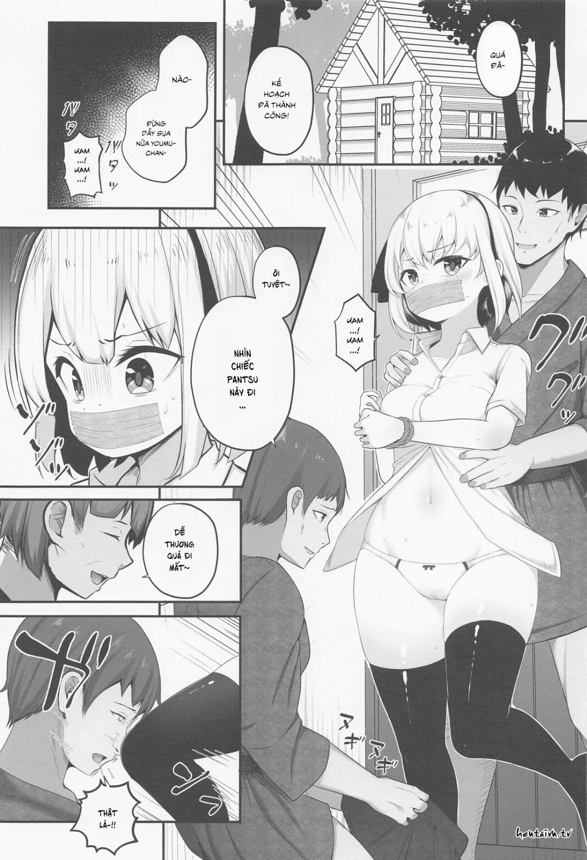 Đọc truyện hentai Bị bắt cóc hiếp dâm trong núi sâu - Oneshot