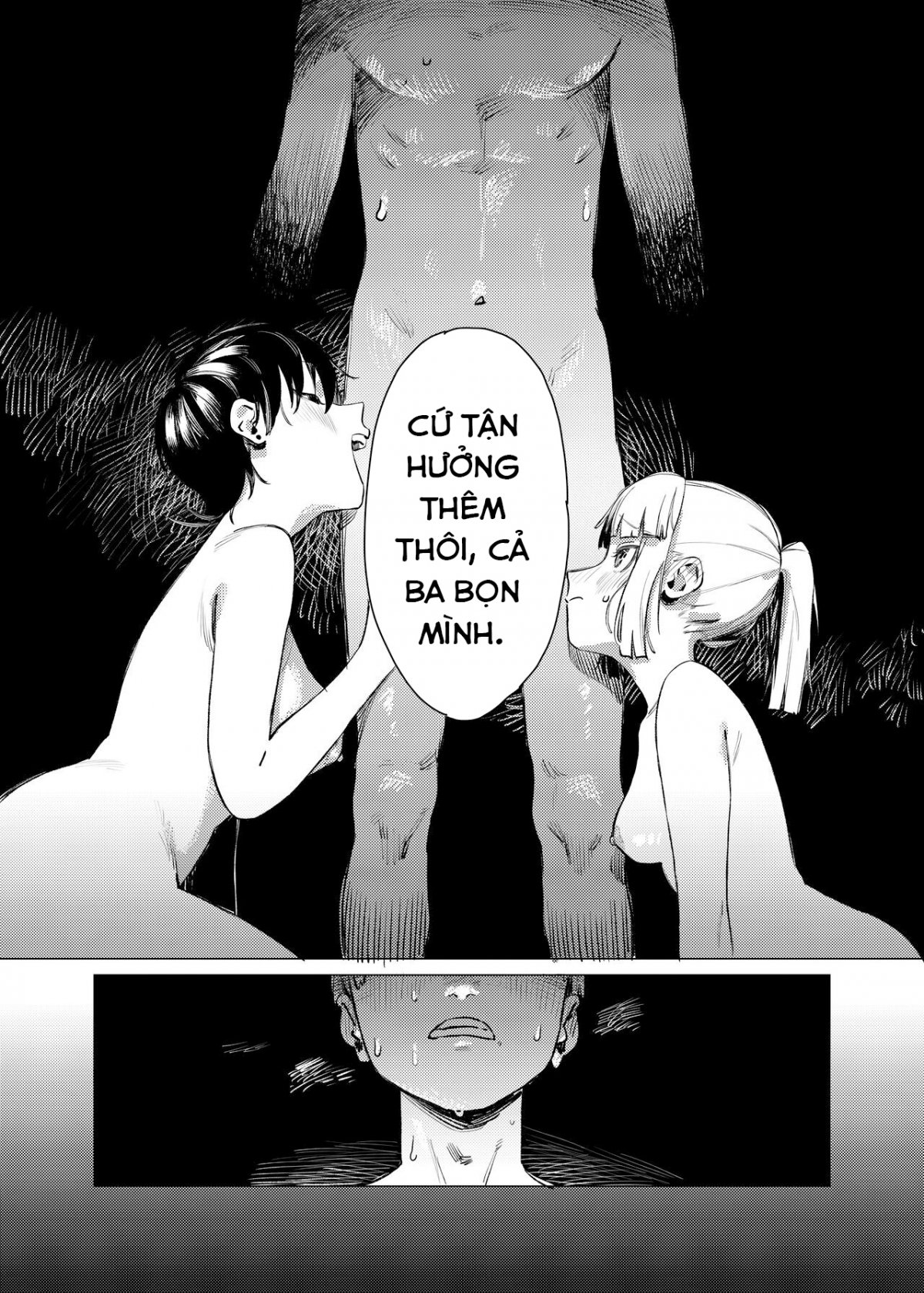 Đọc truyện hentai Kẹp giữa cặp Yuri. - Oneshot