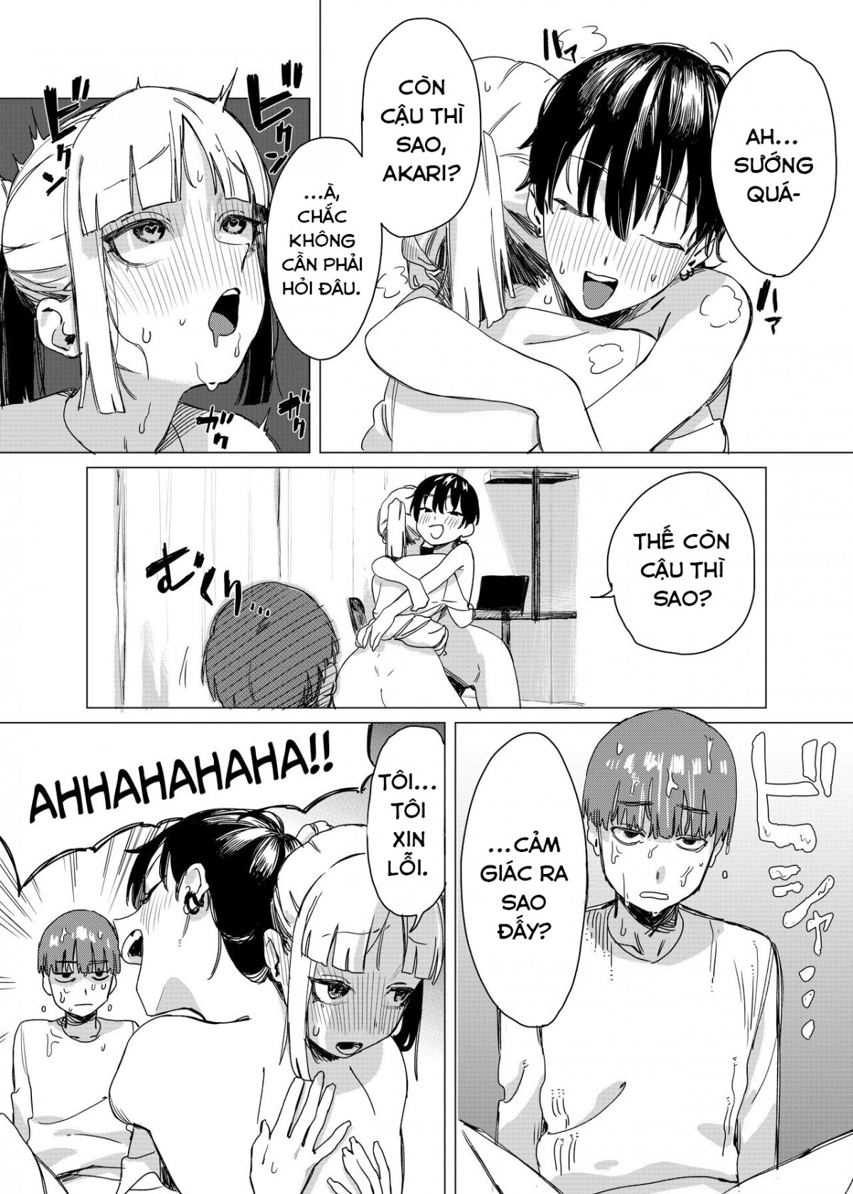 Đọc truyện hentai Kẹp giữa cặp Yuri. - Oneshot