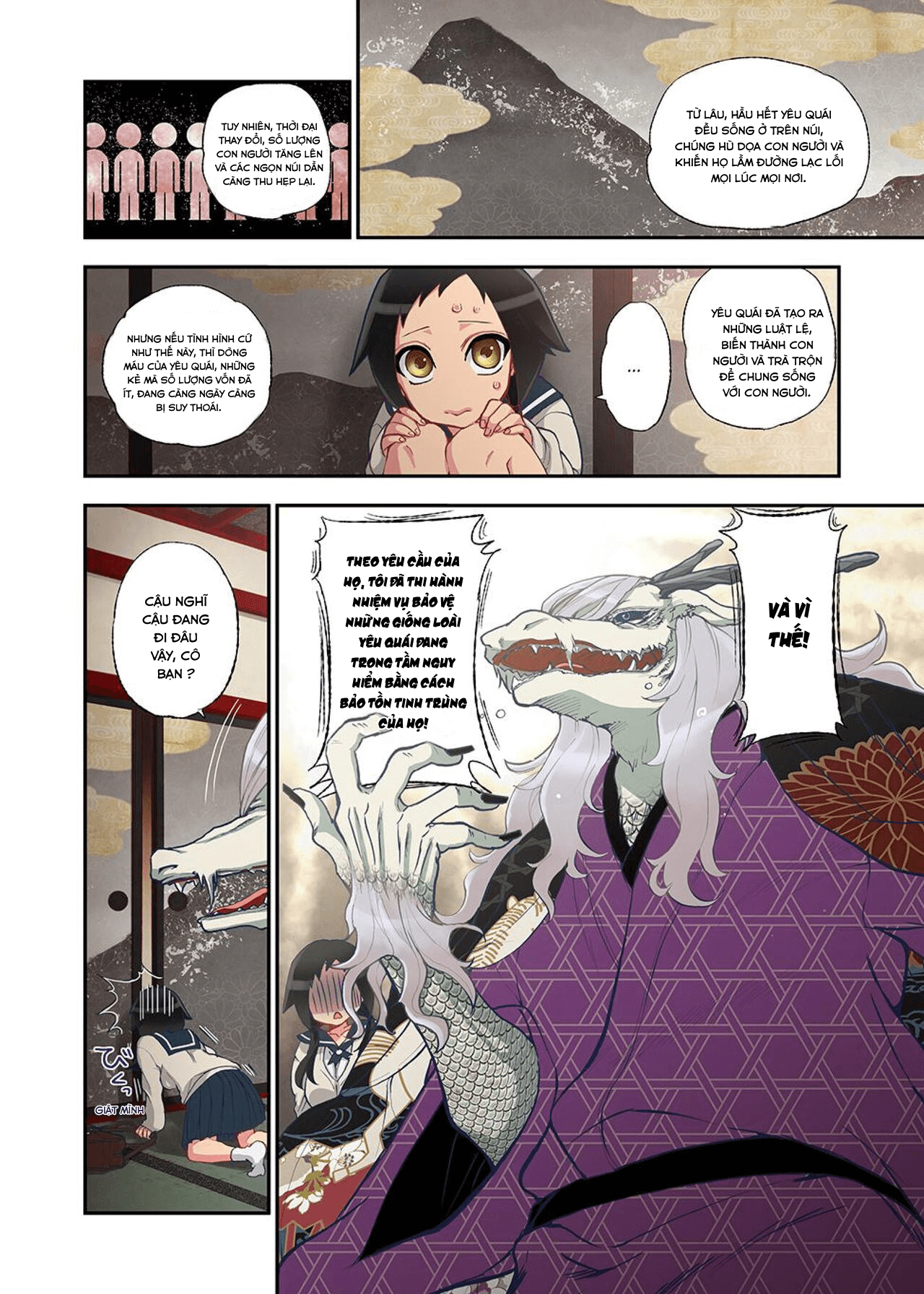 Đọc truyện hentai Onaka Ni Ippai, Ayakashi No Tane - Chap 1