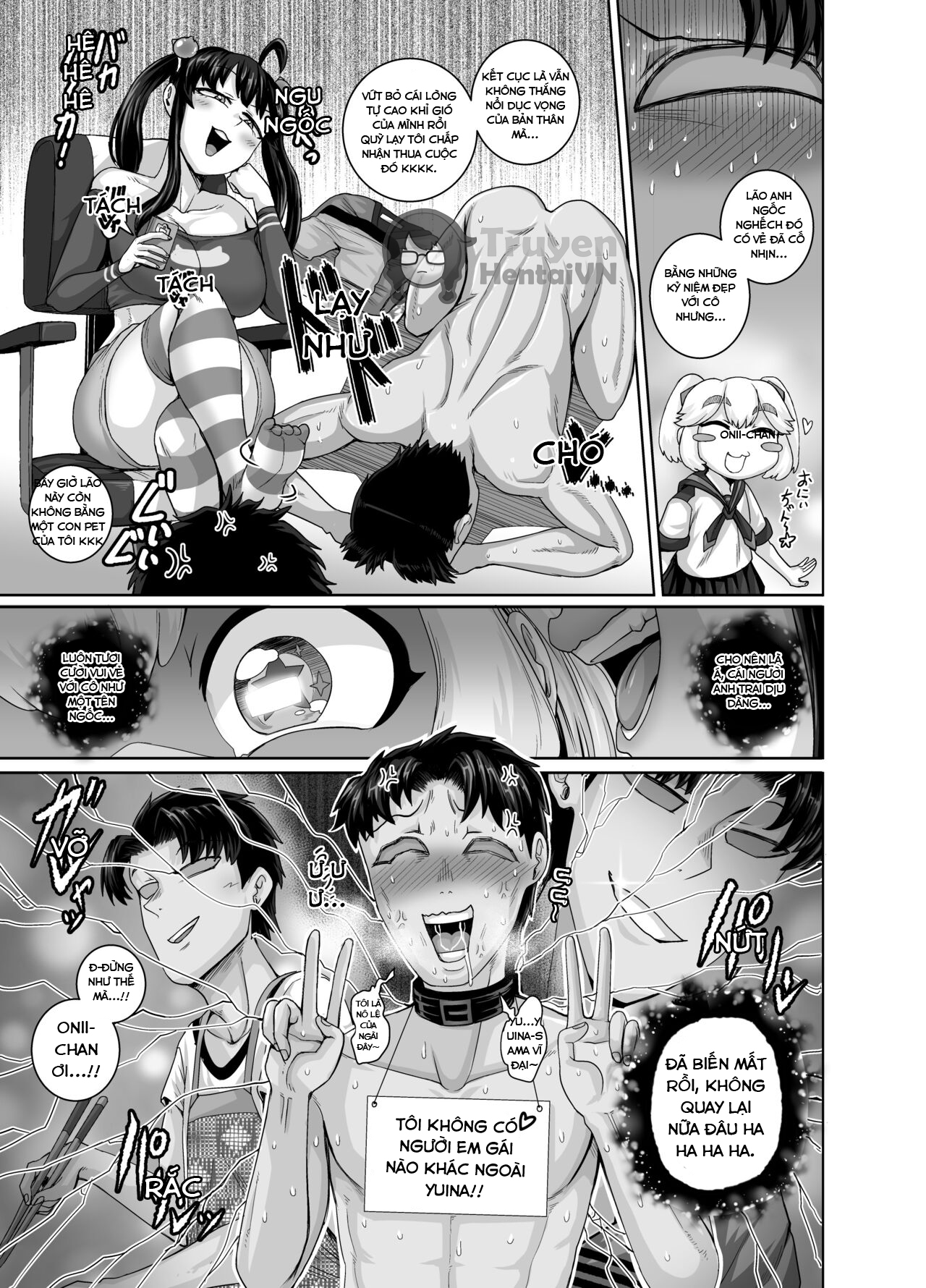 Đọc truyện hentai Dạy dỗ con em gái phiền phức này bằng cá chà bặc - Chap 2