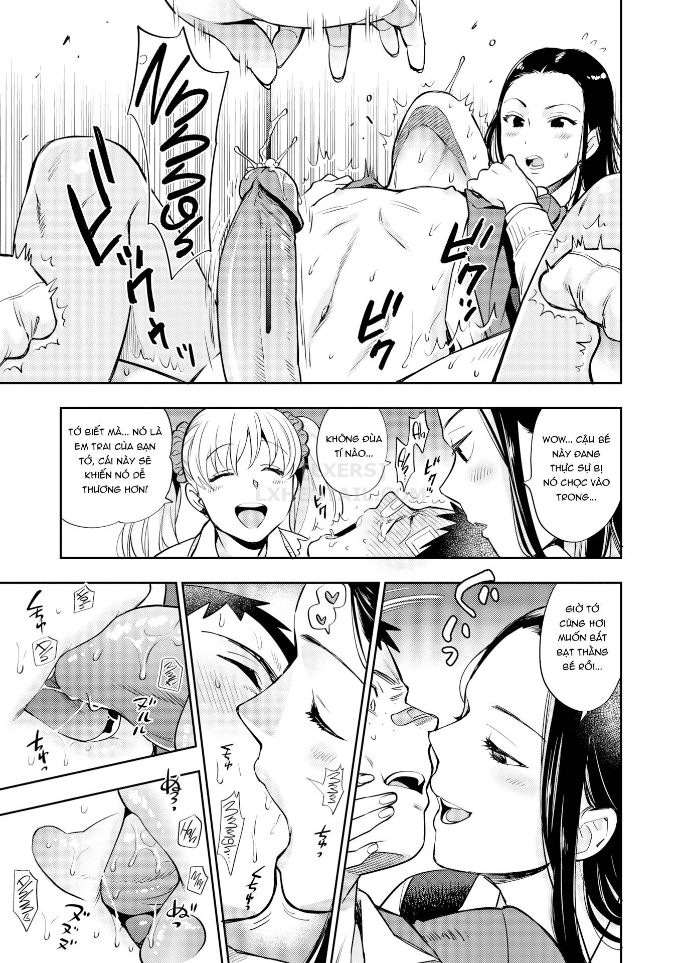 Đọc truyện hentai Doutei Otouto to Bitch Ane - Chap 3