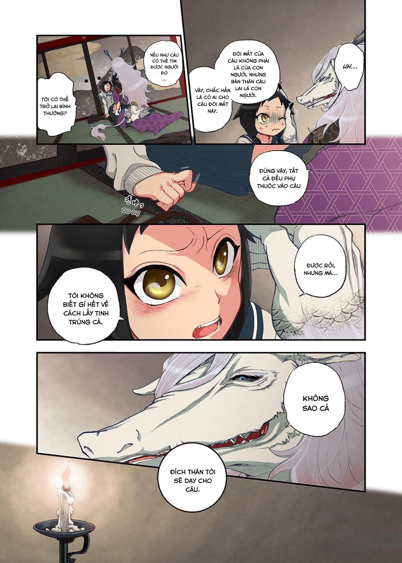 Đọc truyện hentai Onaka Ni Ippai, Ayakashi No Tane - Chap 1