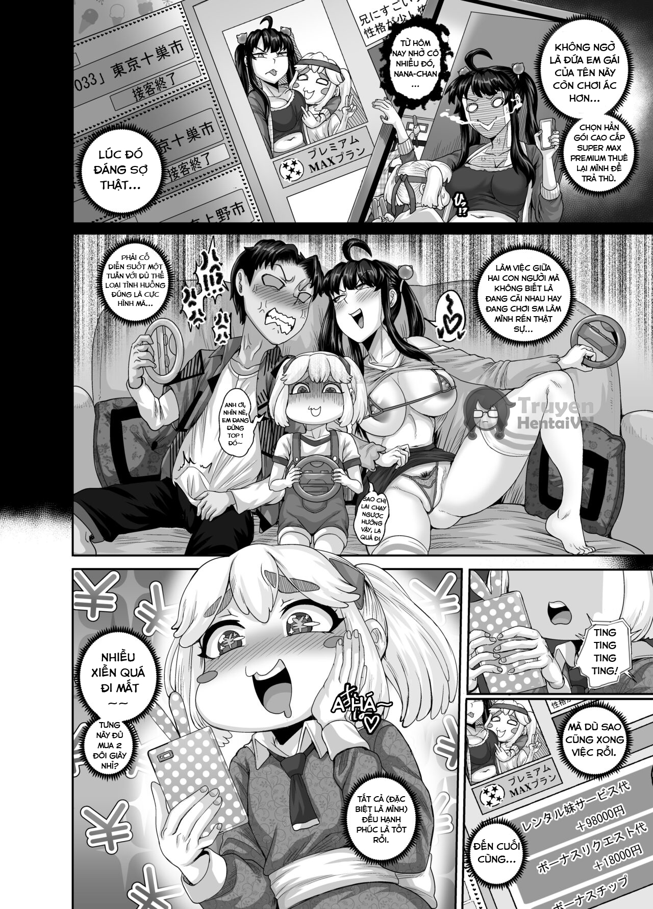 Đọc truyện hentai Dạy dỗ con em gái phiền phức này bằng cá chà bặc - Chap 2
