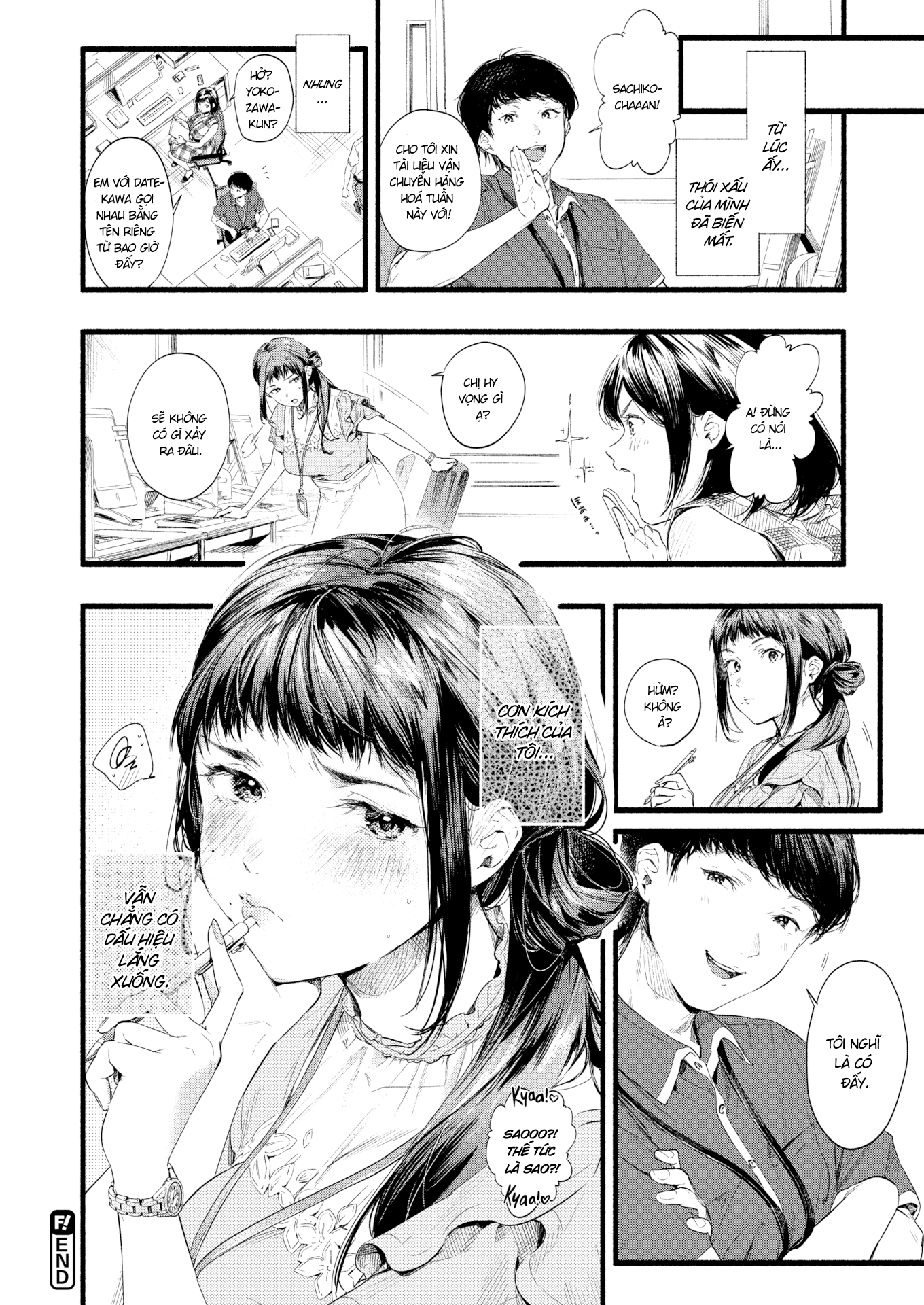 Đọc truyện hentai Thả Rông Đi Làm - Oneshot siêuuuu ngọt