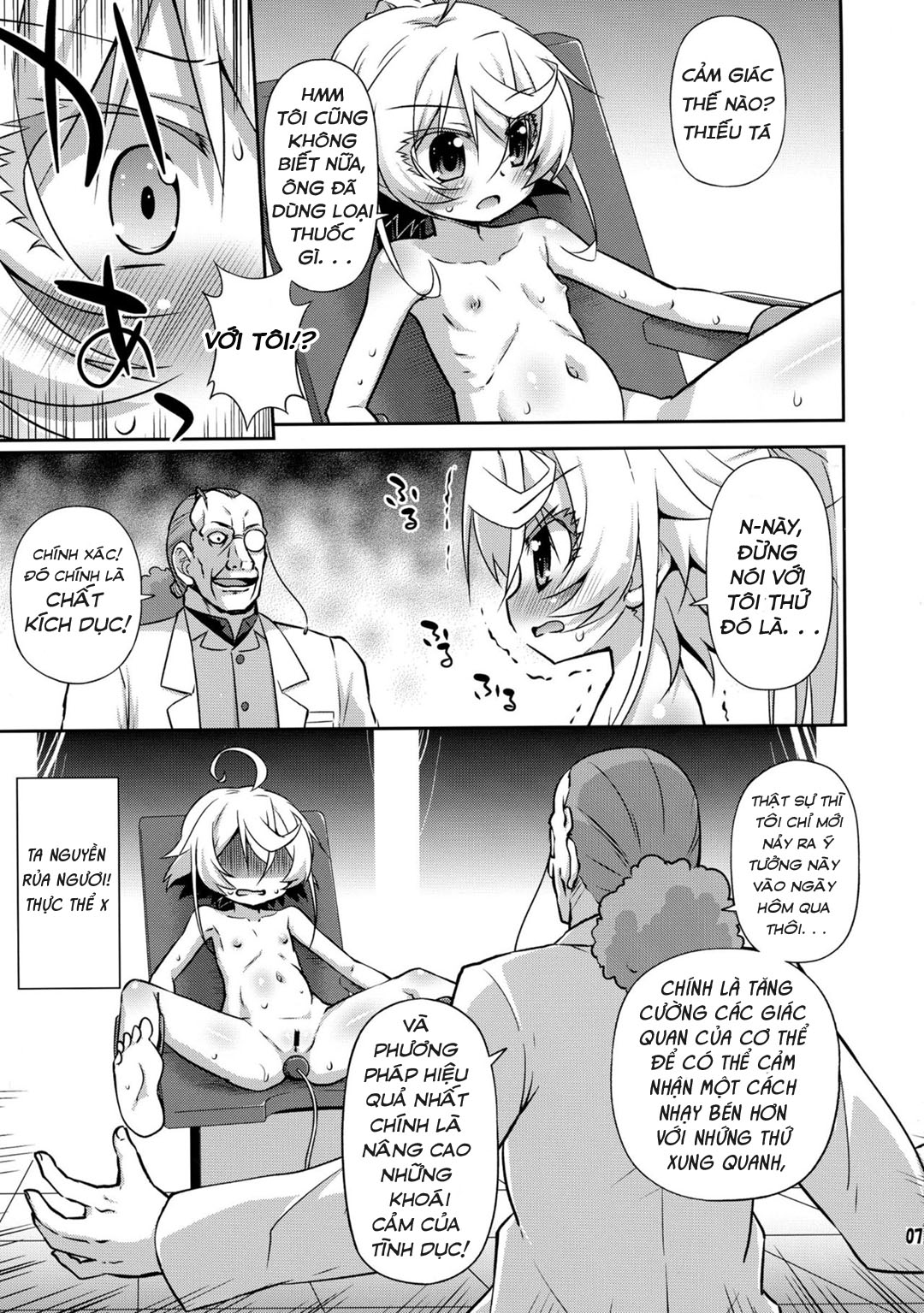 Đọc truyện hentai Thử nghiệm mới cùng thiếu tá Tanya - Oneshot