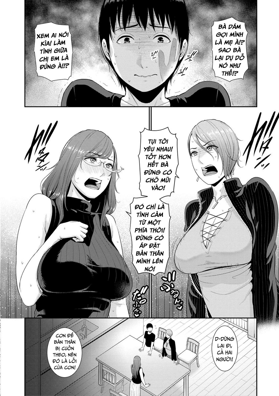 Đọc truyện hentai Ba người mẹ cuồng dâm - Chap 4