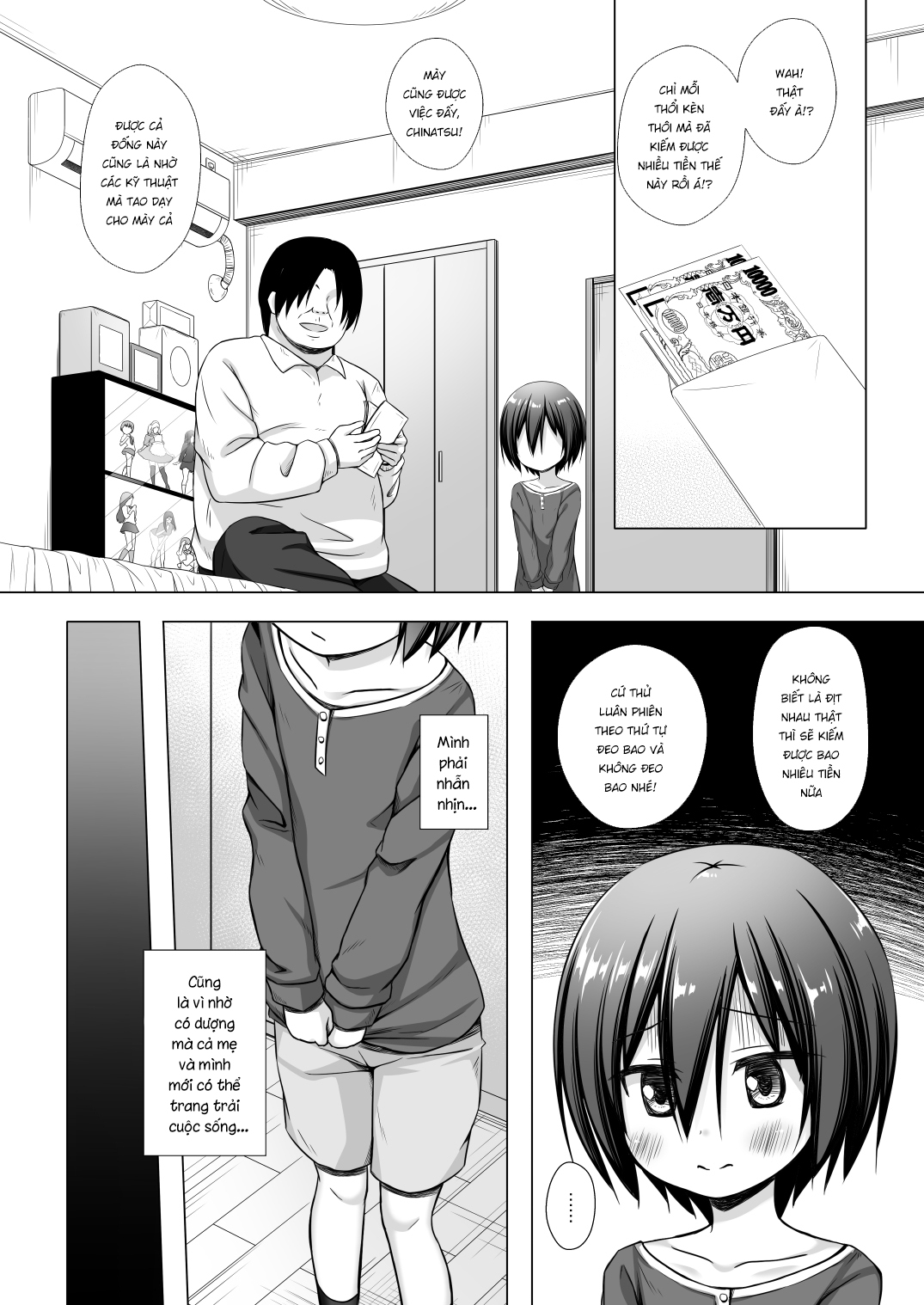 Đọc truyện hentai Cuộc sống nô lệ tình dục của tôi với cha dượng và anh trai kế - Chap 2