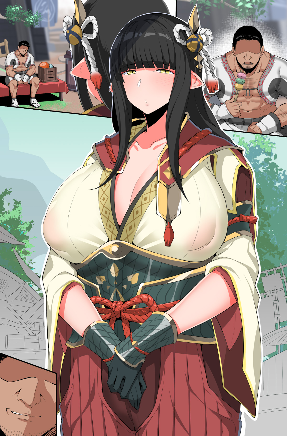 Đọc truyện hentai Tổng hợp truyện vẽ bởi Arimura Daikon - Chương 5: Eeeegui Kijoui de Shibortotte Kuru Hinoe-jou (Bị tiểu thư Hinoe vắt cạn tinh trong tư thế cưỡi ngựa) (Monster Hunter)