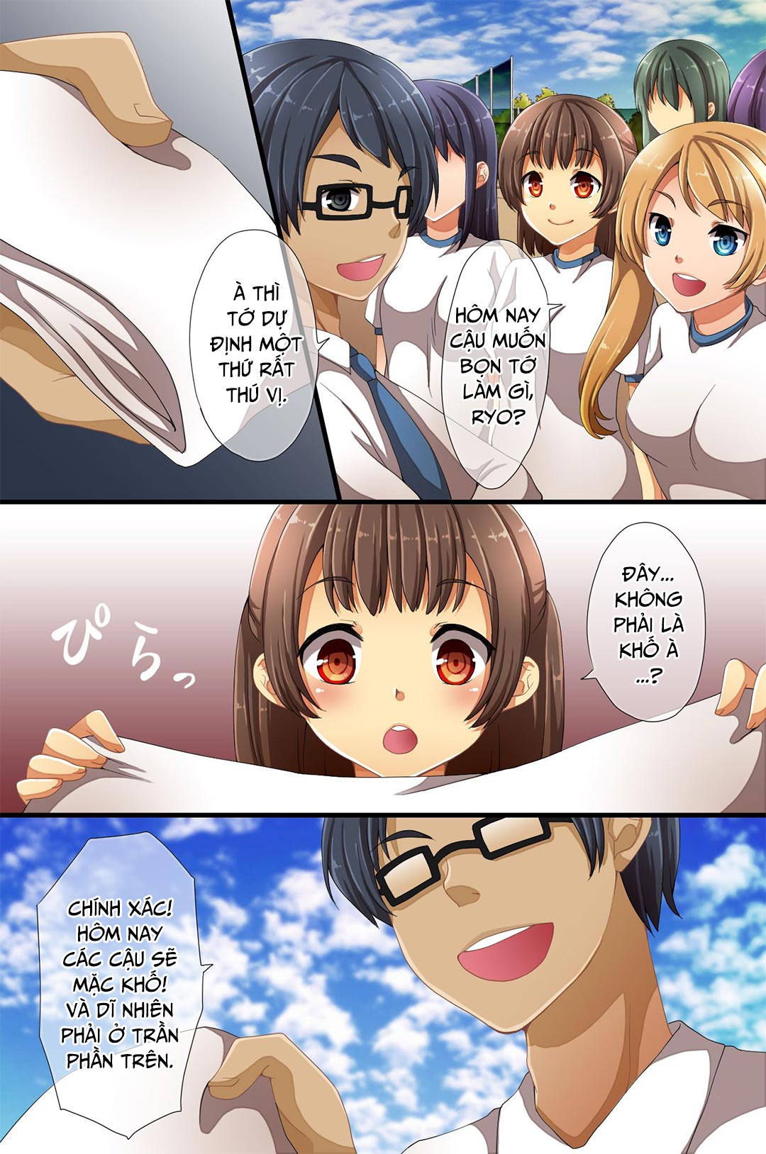 Đọc truyện hentai Thống trị cả ngôi trường - Mọi người đều bị thôi miên - Chap 3A