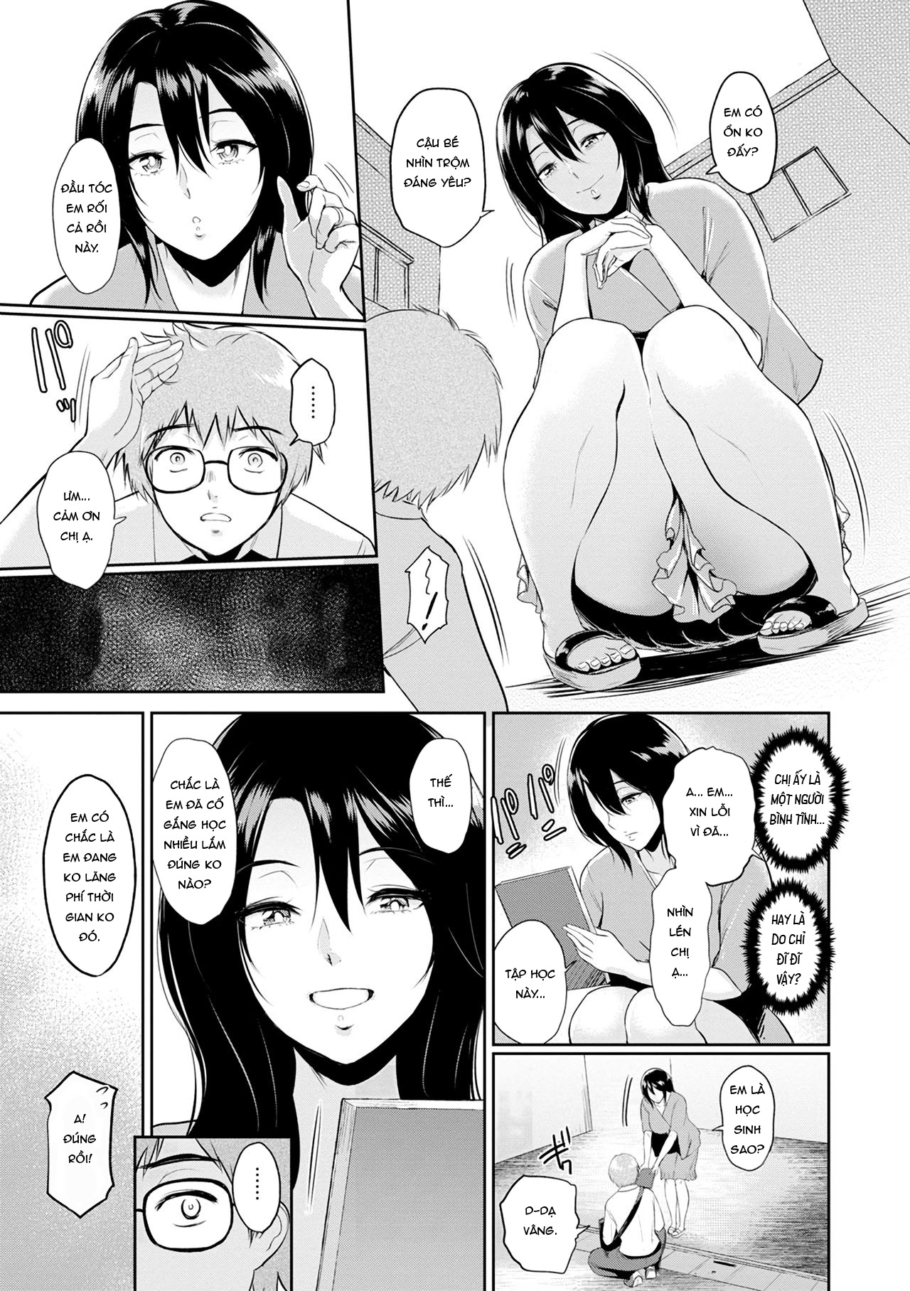 Đọc truyện hentai Miwa-san no Nakaniwa de - Oneshot