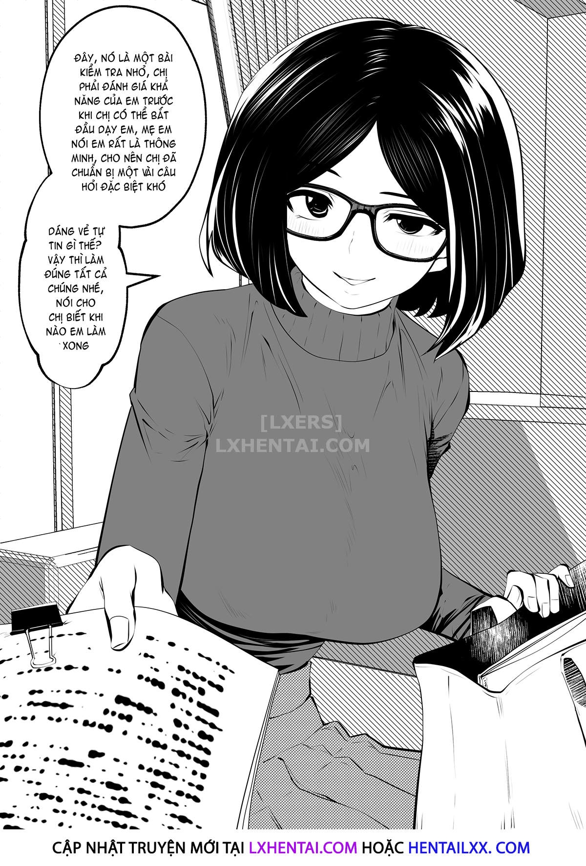 Đọc truyện hentai Ms. Black Rimmed Glasses - Oneshot