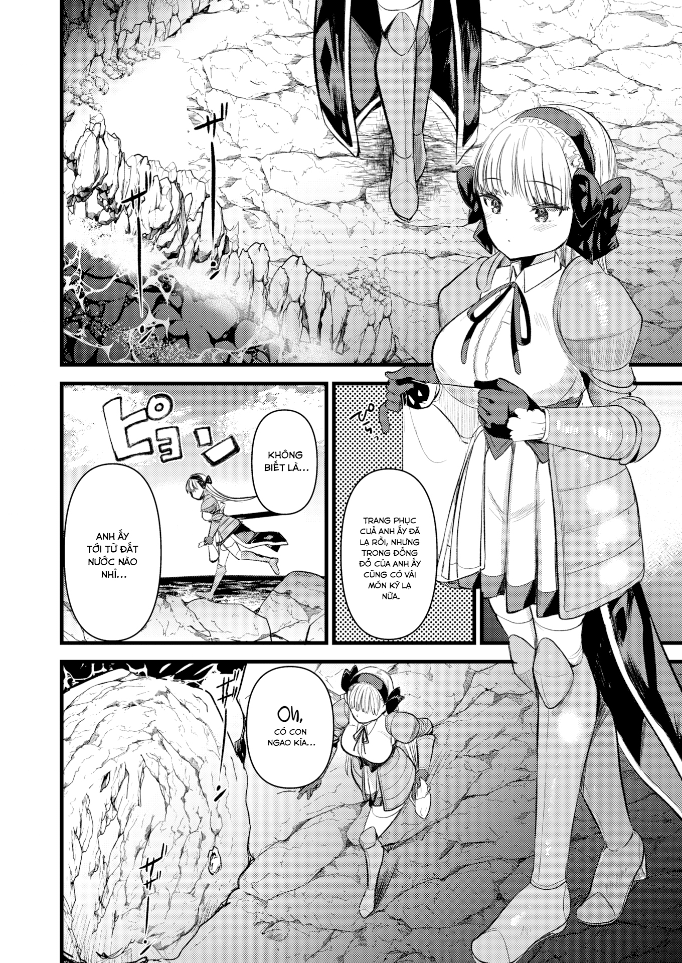 Đọc truyện hentai Cuộc sống thư thái nơi đảo hoang cùng cô Kỵ sĩ công chúa Level 1 - Chương 3