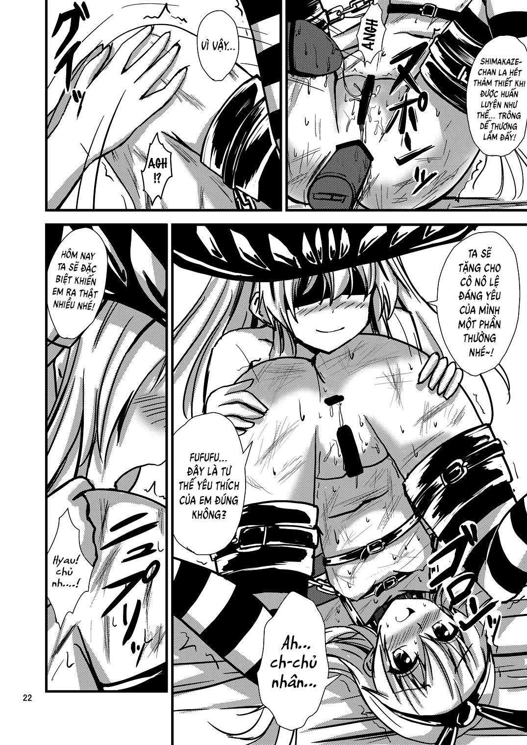Đọc truyện hentai Kuubo Wo-Kyuu-chan no Shimakaze Yuri Dorei Choukyou~Senkan Re-Kyuu no Shucchou SM Choukyou Hen~ - Oneshot
