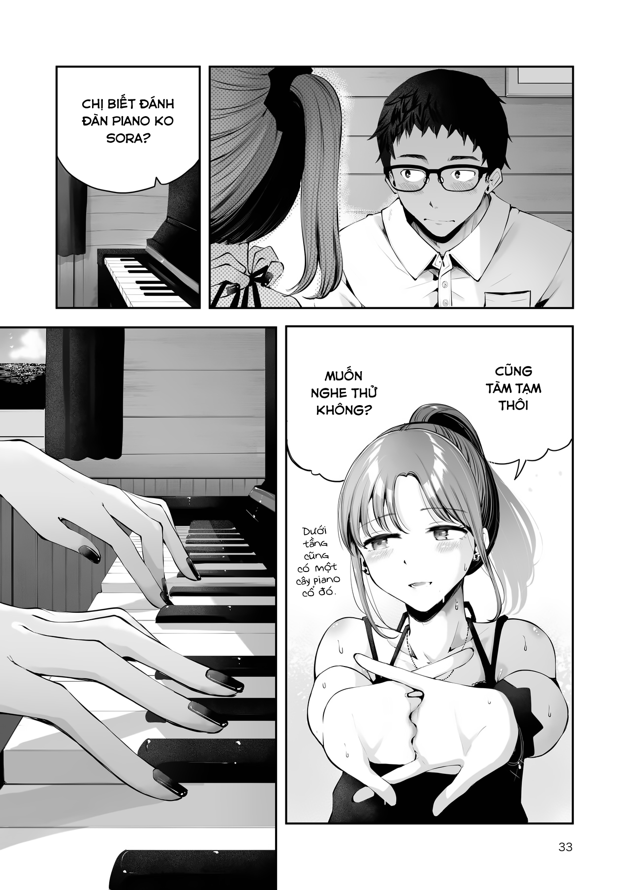 Đọc truyện hentai Chốn bình yên giữa trời xanh và biển rộng! - Oneshot
