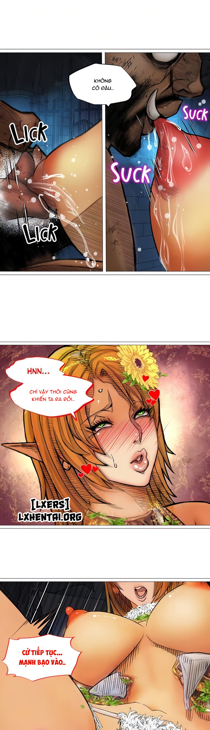 Đọc truyện hentai Nữ Hoàng Dark Elf Và Nô Lệ Orc - Chap 29