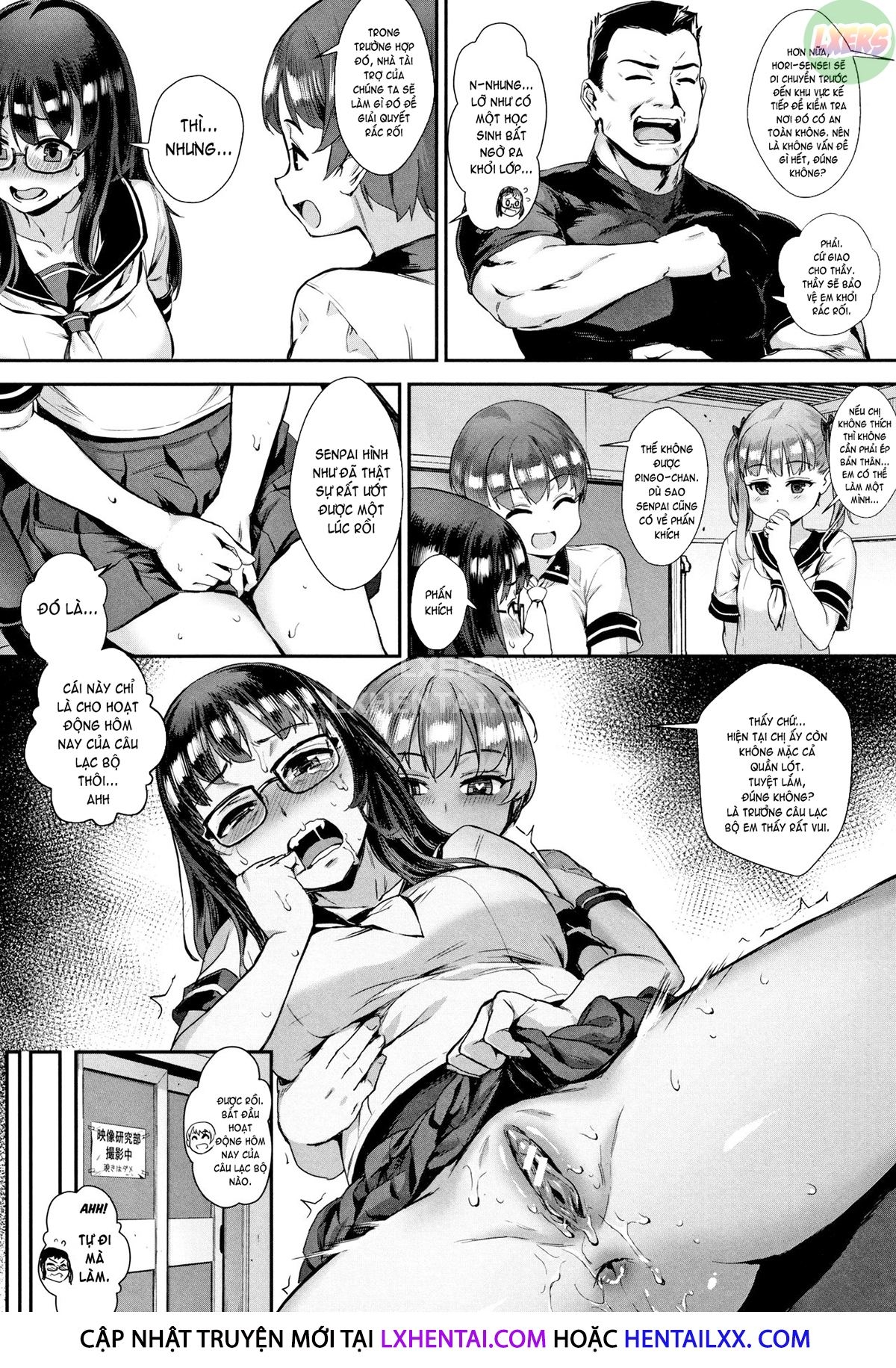Đọc truyện hentai Gakuen Rankou - Chap 3