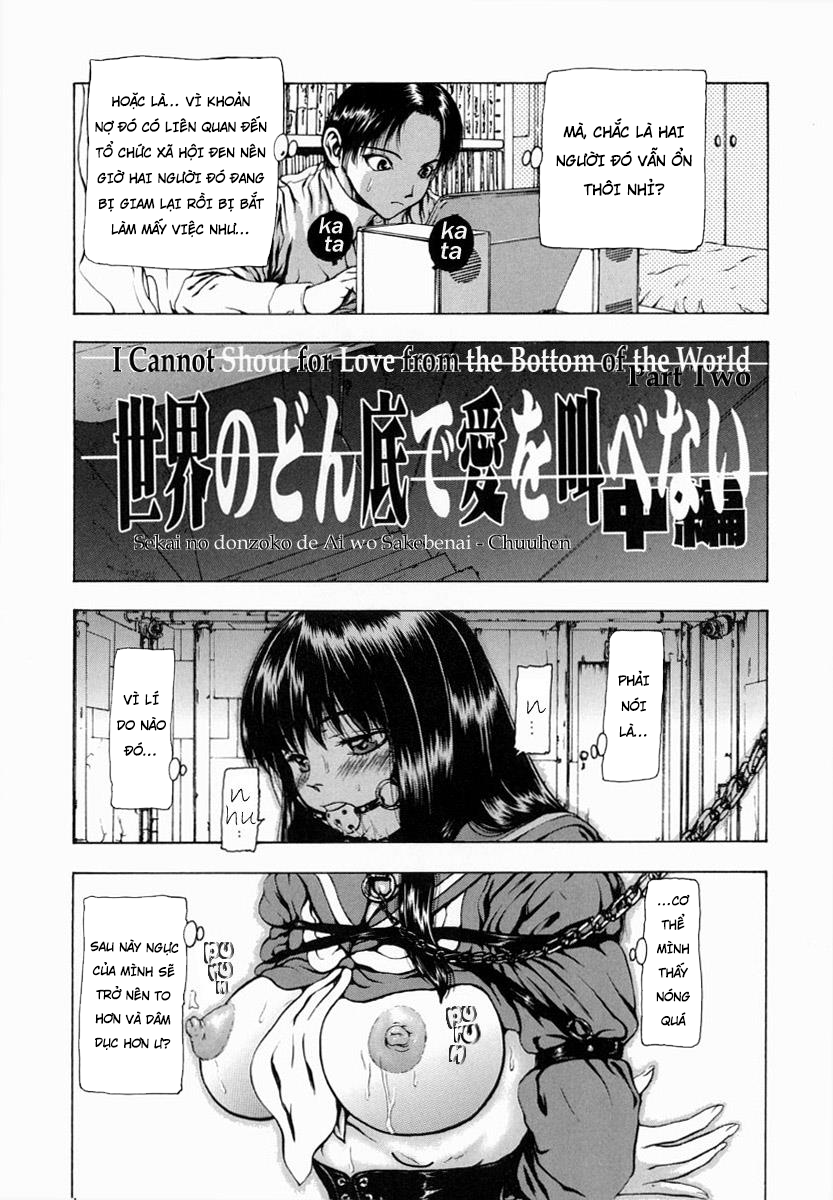 Đọc truyện hentai Sekai no Donzoko de Ai wo Sakebenai - Chap 2