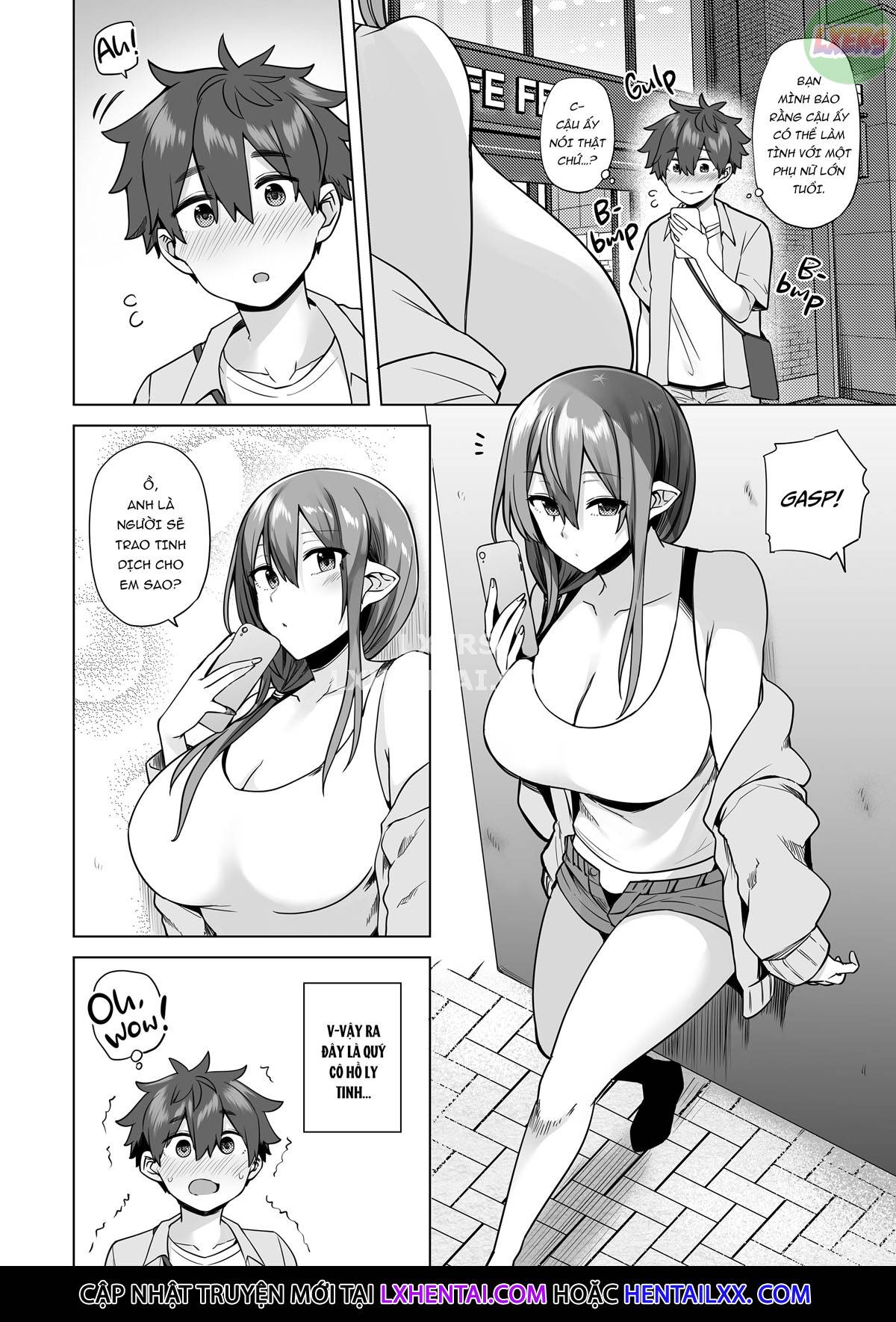 Đọc truyện hentai Những quý cô Succubus trong sứ mệnh vắt sữa - Oneshot