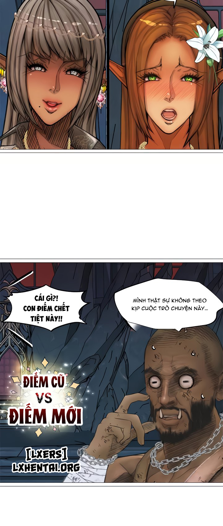Đọc truyện hentai Nữ Hoàng Dark Elf Và Nô Lệ Orc - Chap 31 - END