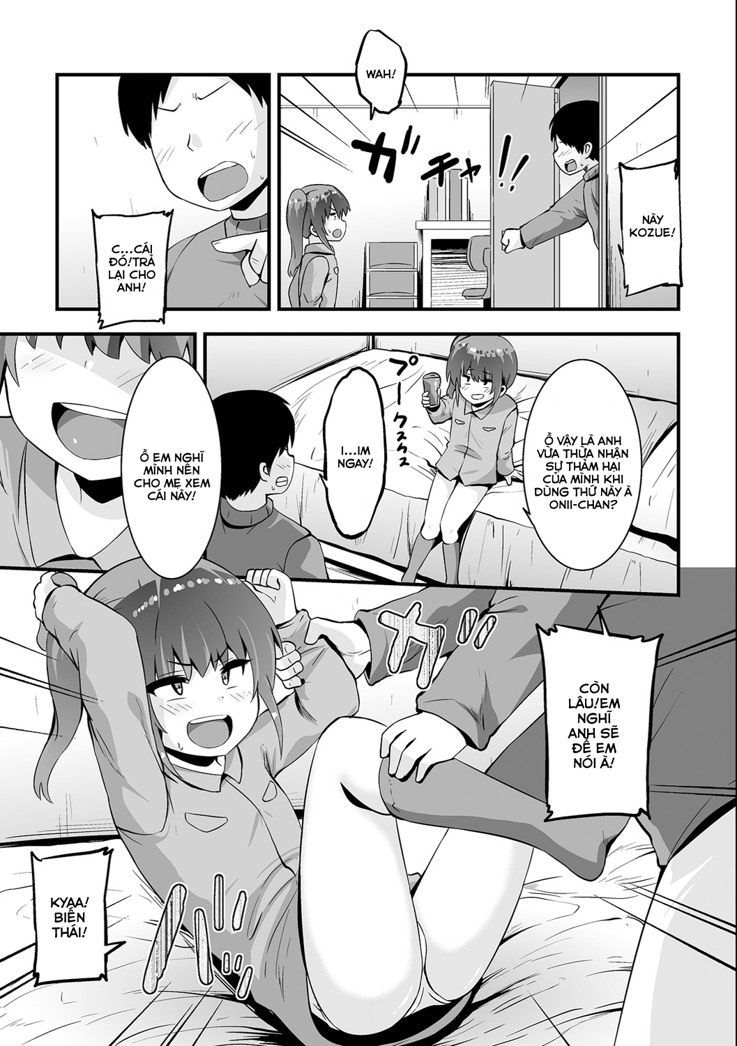 Đọc truyện hentai Em gái bị biến thành kẻ thủ dâm - Oneshot