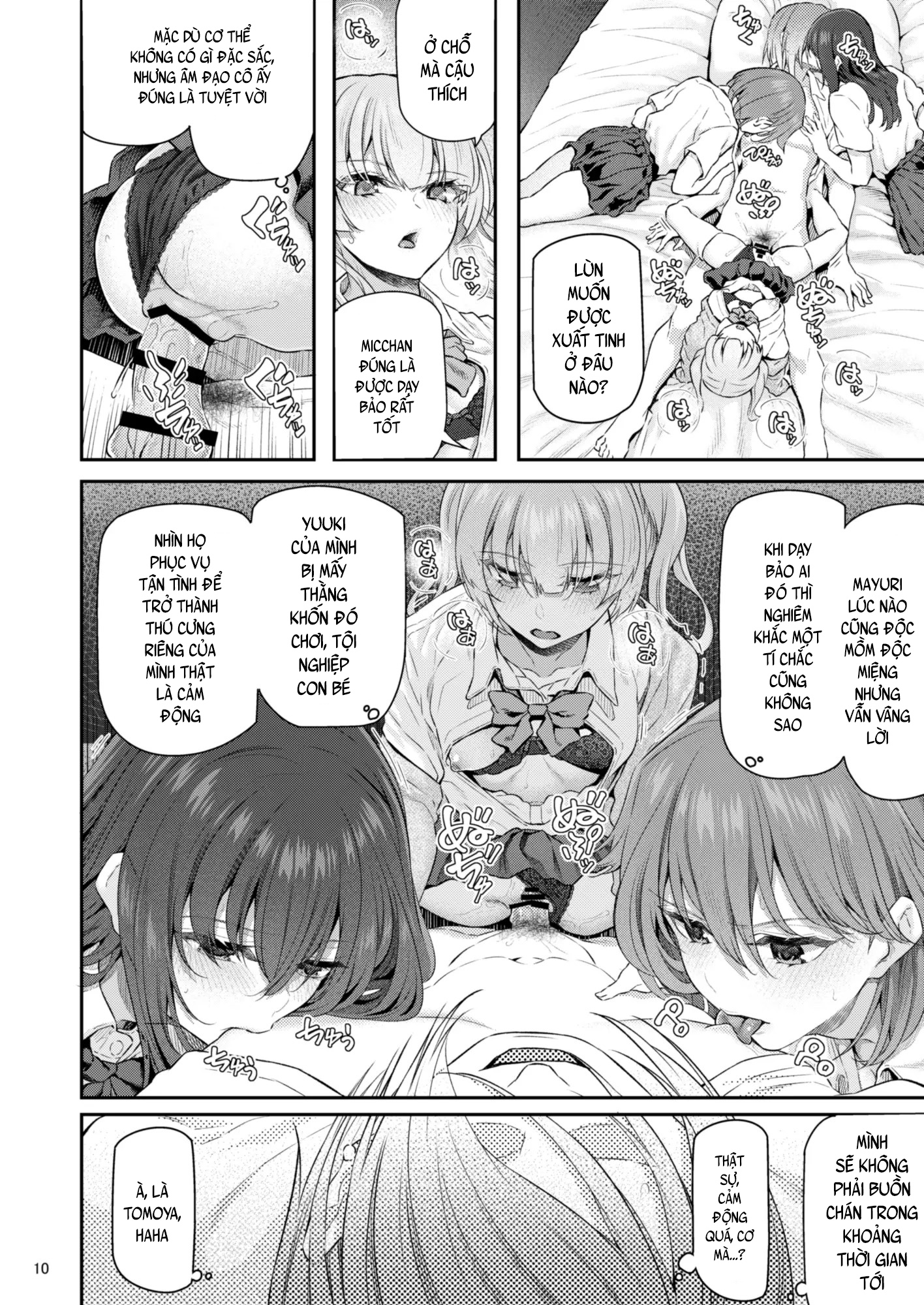 Đọc truyện hentai Phục vụ của 3 nữ sinh đóng phim segg - Chap 1