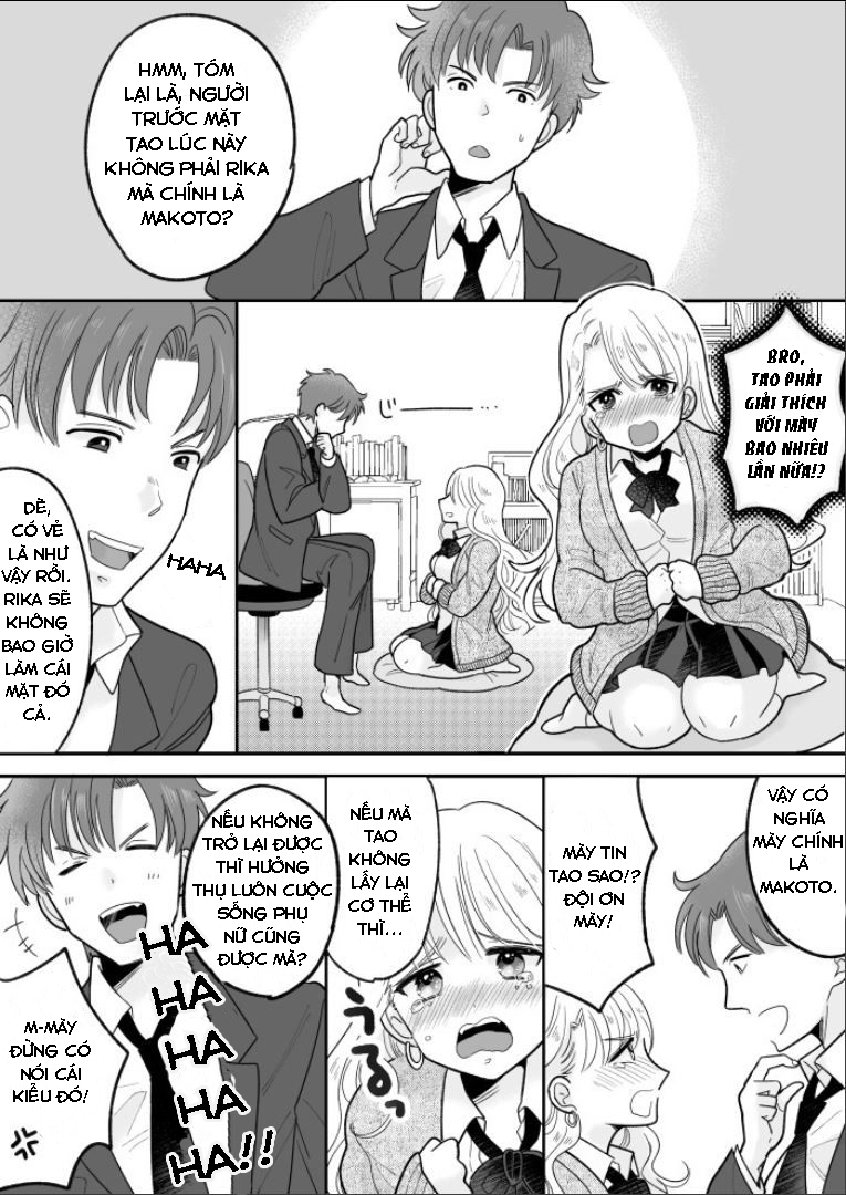 Đọc truyện hentai Câu chuyện về việc tôi đã hoán đổi cơ thể với một gyaru dễ thương và bị địt bởi thằng bạn thân - Oneshot