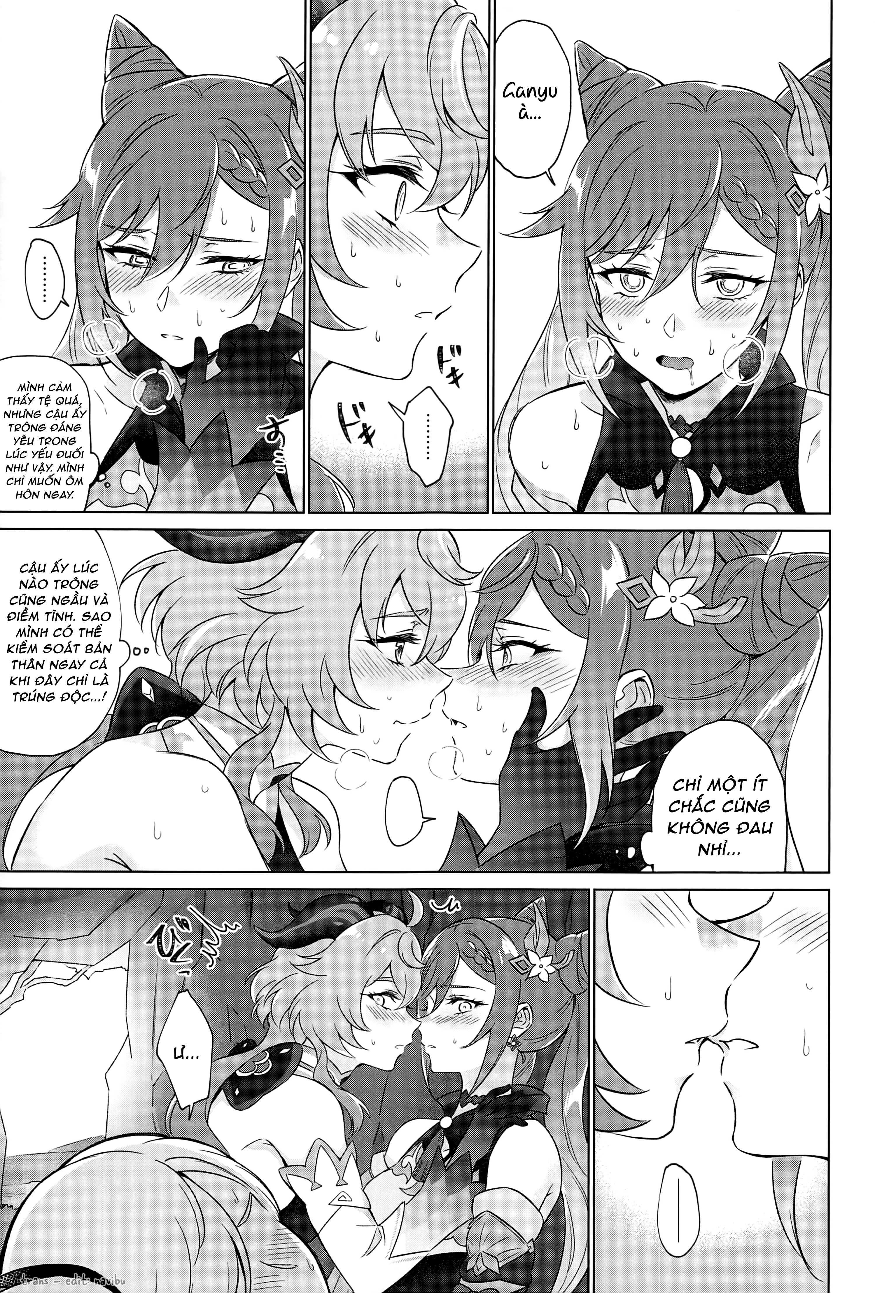 Đọc truyện hentai Nghiệm pháp tình dục kiểu Liyue - Oneshot full
