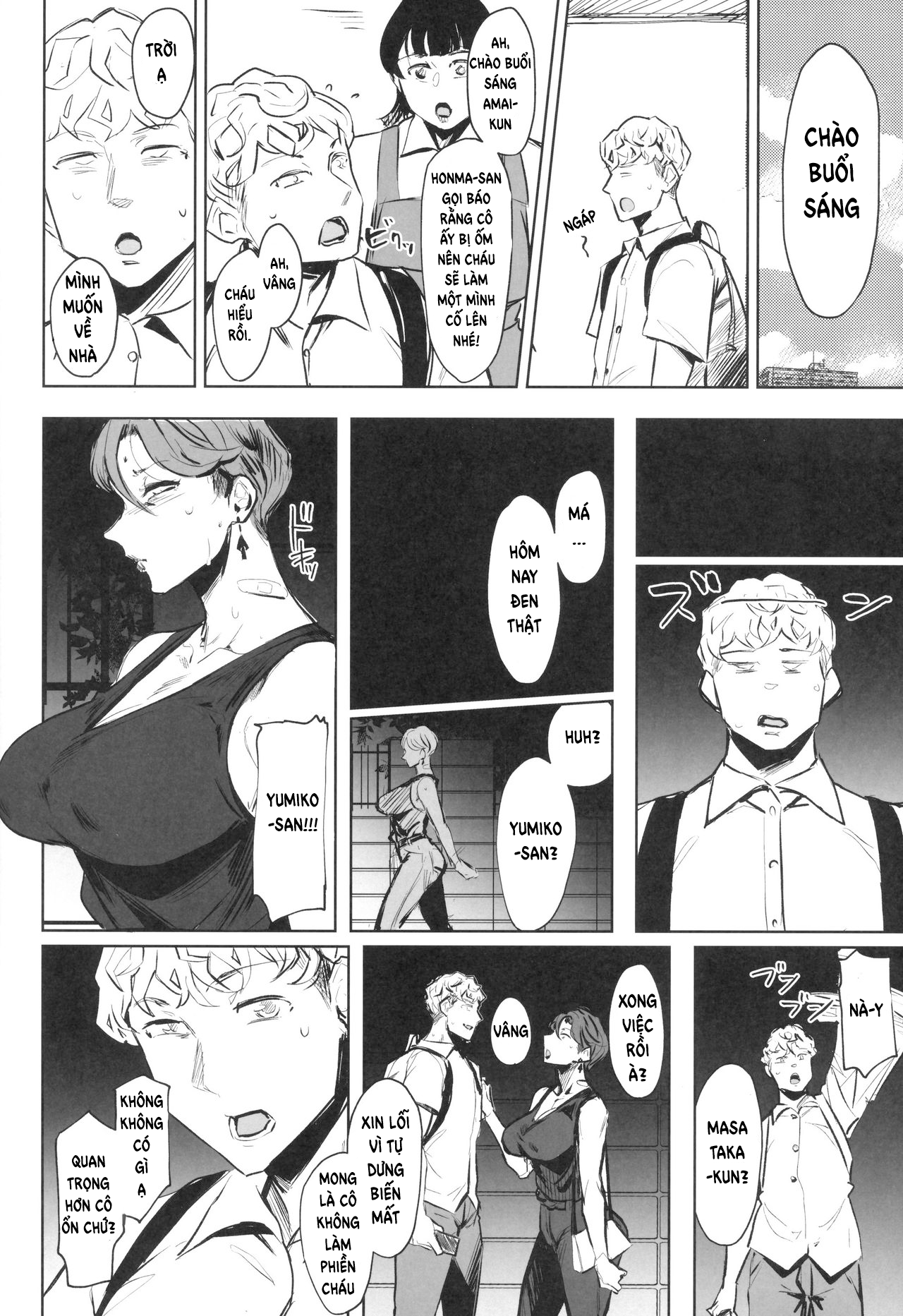 Đọc truyện hentai Cậu học sinh làm bán thời gian cùng cô u40 và có tình cảm với cổ - Oneshot