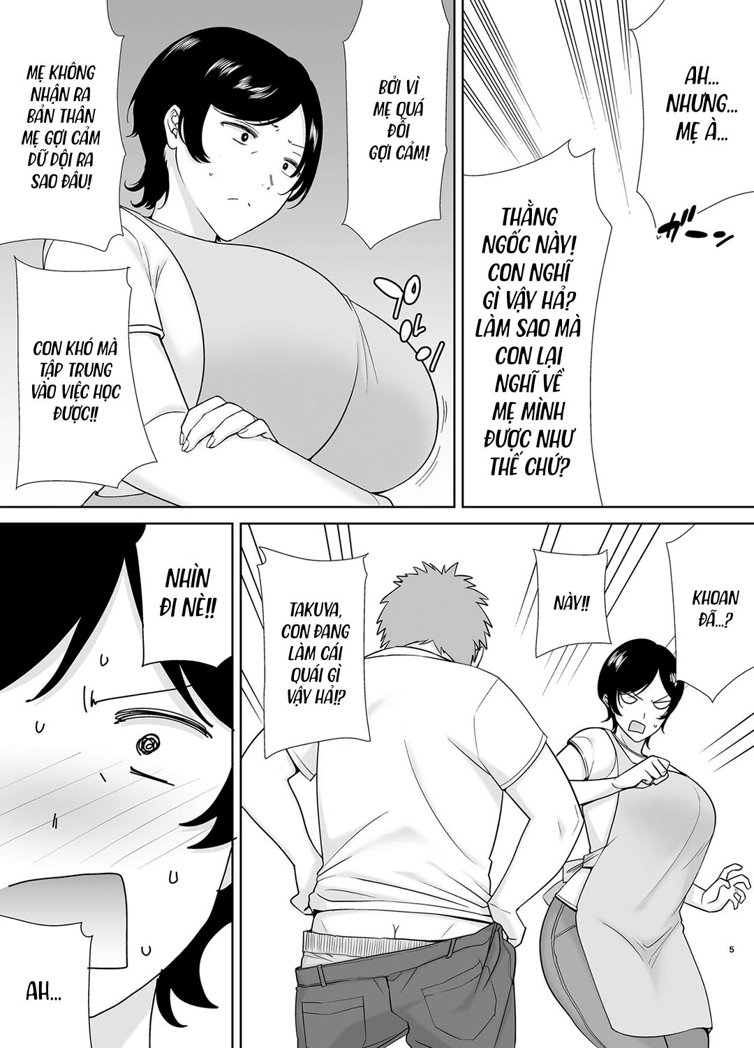 Đọc truyện hentai Mẹ cũng là phụ nữ - Chap 1 - Có che