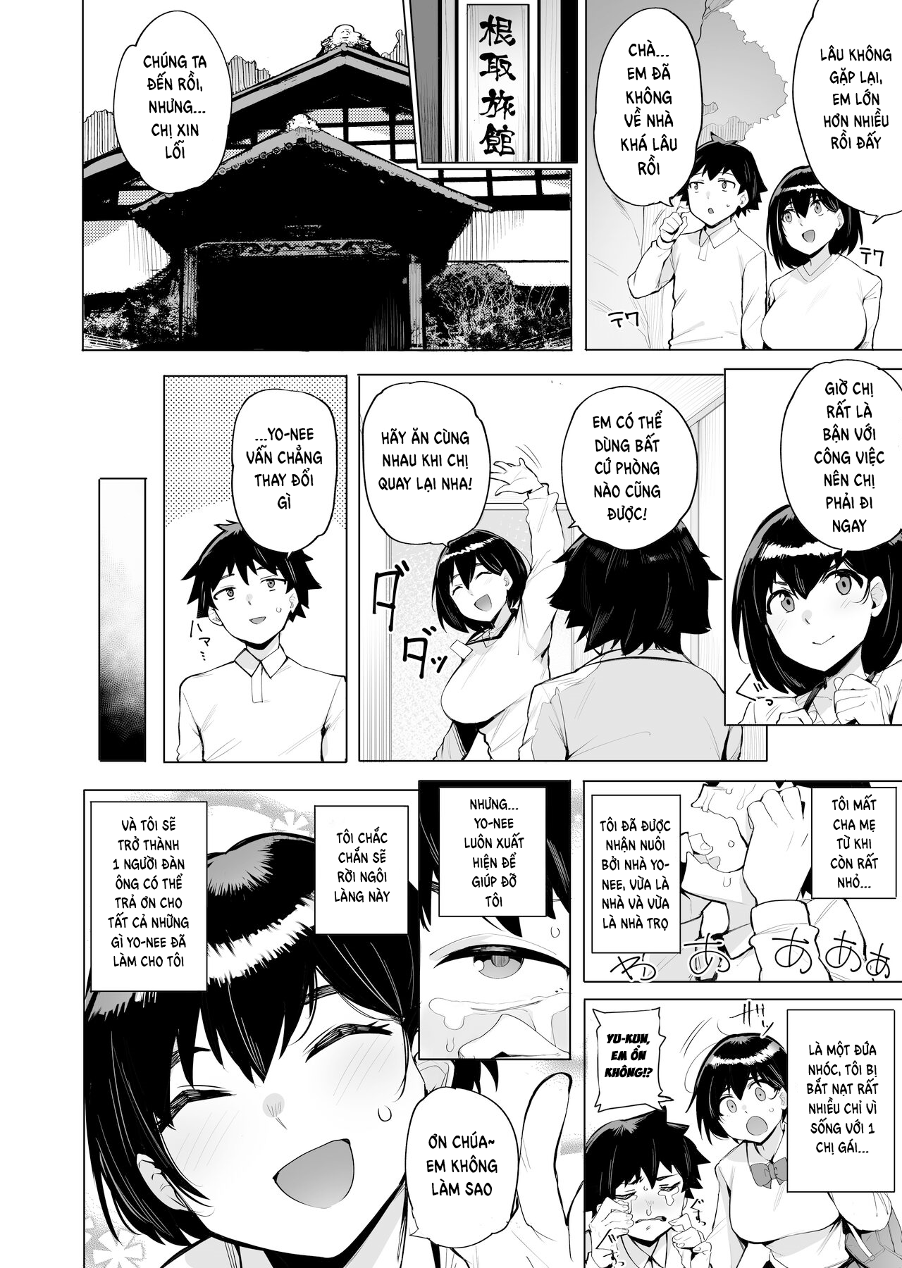 Đọc truyện hentai Nhà trọ của 3 chị em nhà nghèo phục vụ kinh doanh - Chap 1