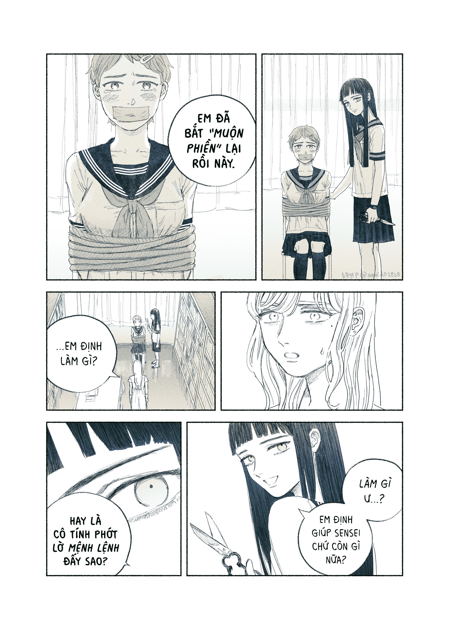 Đọc truyện hentai Chuyện về nữ giáo viên bị học sinh yandere nhấn chìm trong dục vọng - Tôi bị dằm trong tim