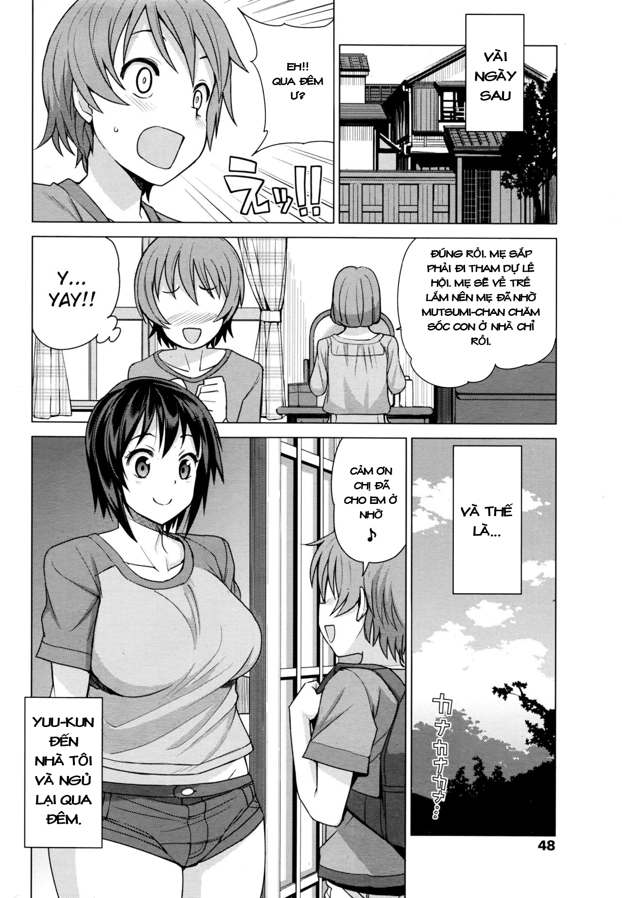 Đọc truyện hentai Mutsumi-san no Hanshoku Katsudou Kiroku - Chap 3: Mùa hè sôi động!