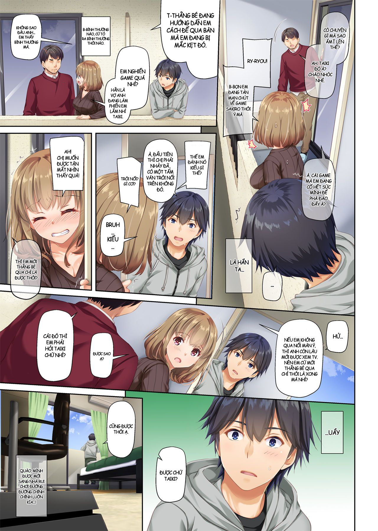 Đọc truyện hentai Hitozuma Osananajimi to Hitonatsu no Dekigoto - Chap 2