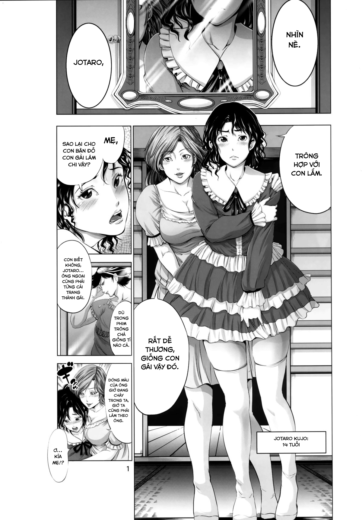 Đọc truyện hentai Jobro's seggs house - Chap 3: Jotaro trap