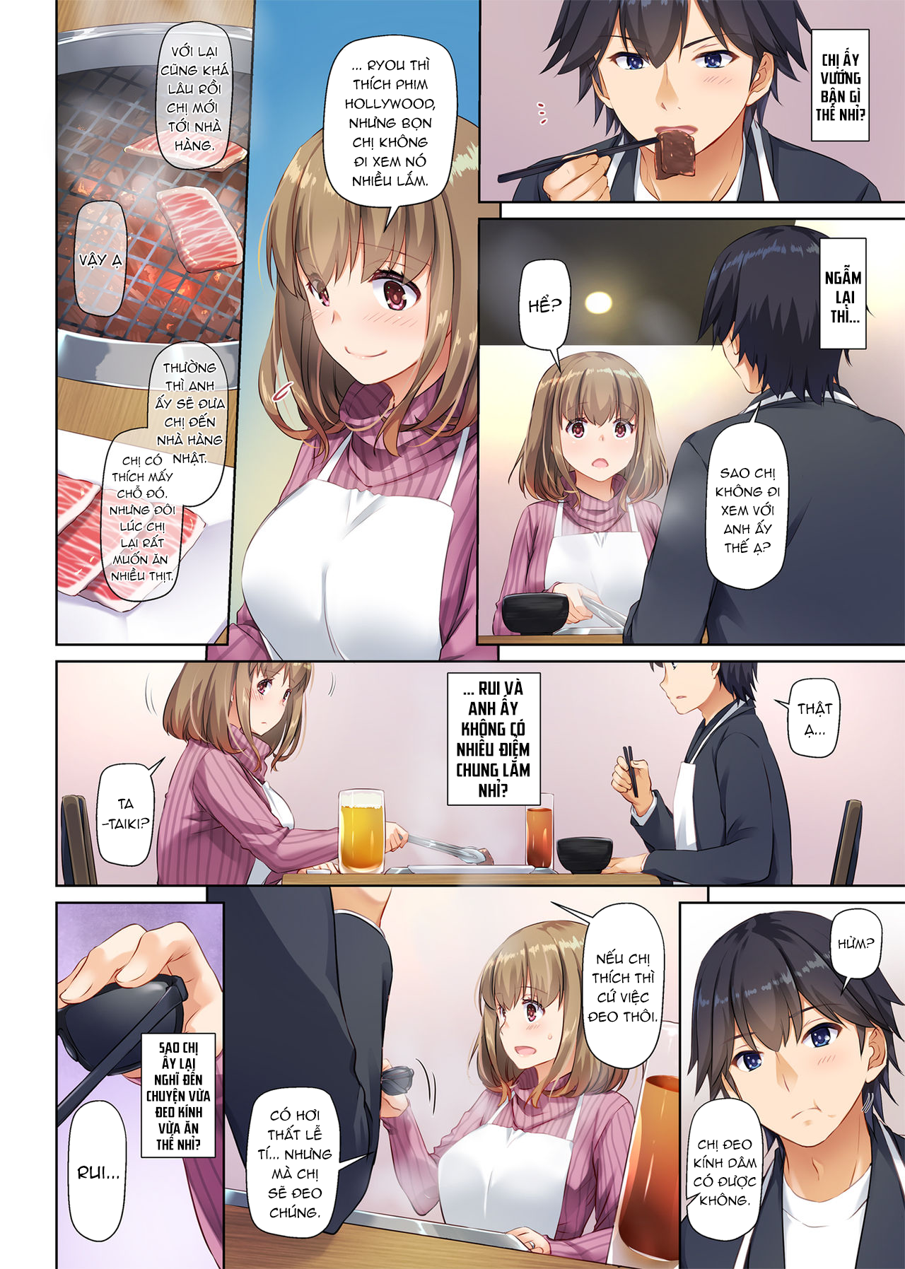 Đọc truyện hentai Hitozuma Osananajimi to Hitonatsu no Dekigoto - Chap 2
