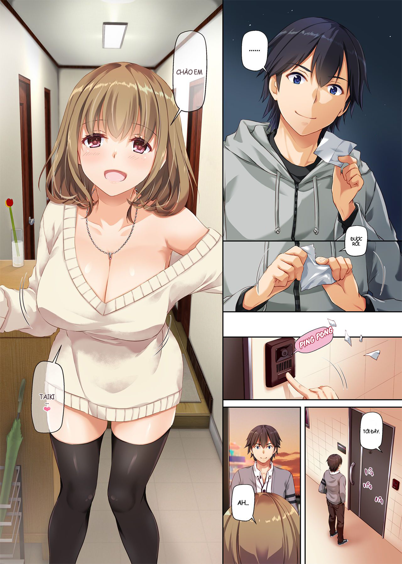 Đọc truyện hentai Hitozuma Osananajimi to Hitonatsu no Dekigoto - Chap 2