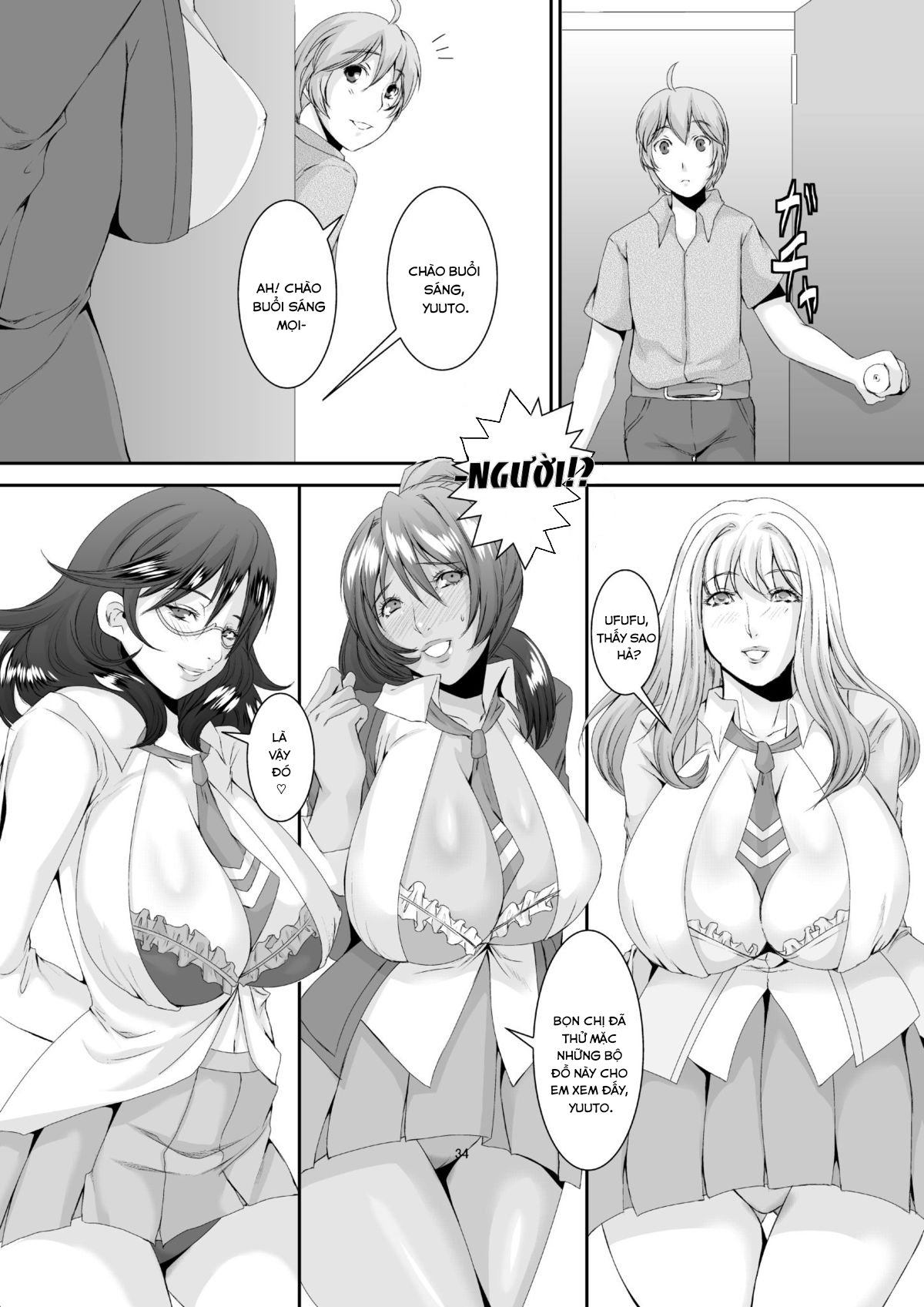 Đọc truyện hentai Oku-sama wa Moto Yariman - Chap 2